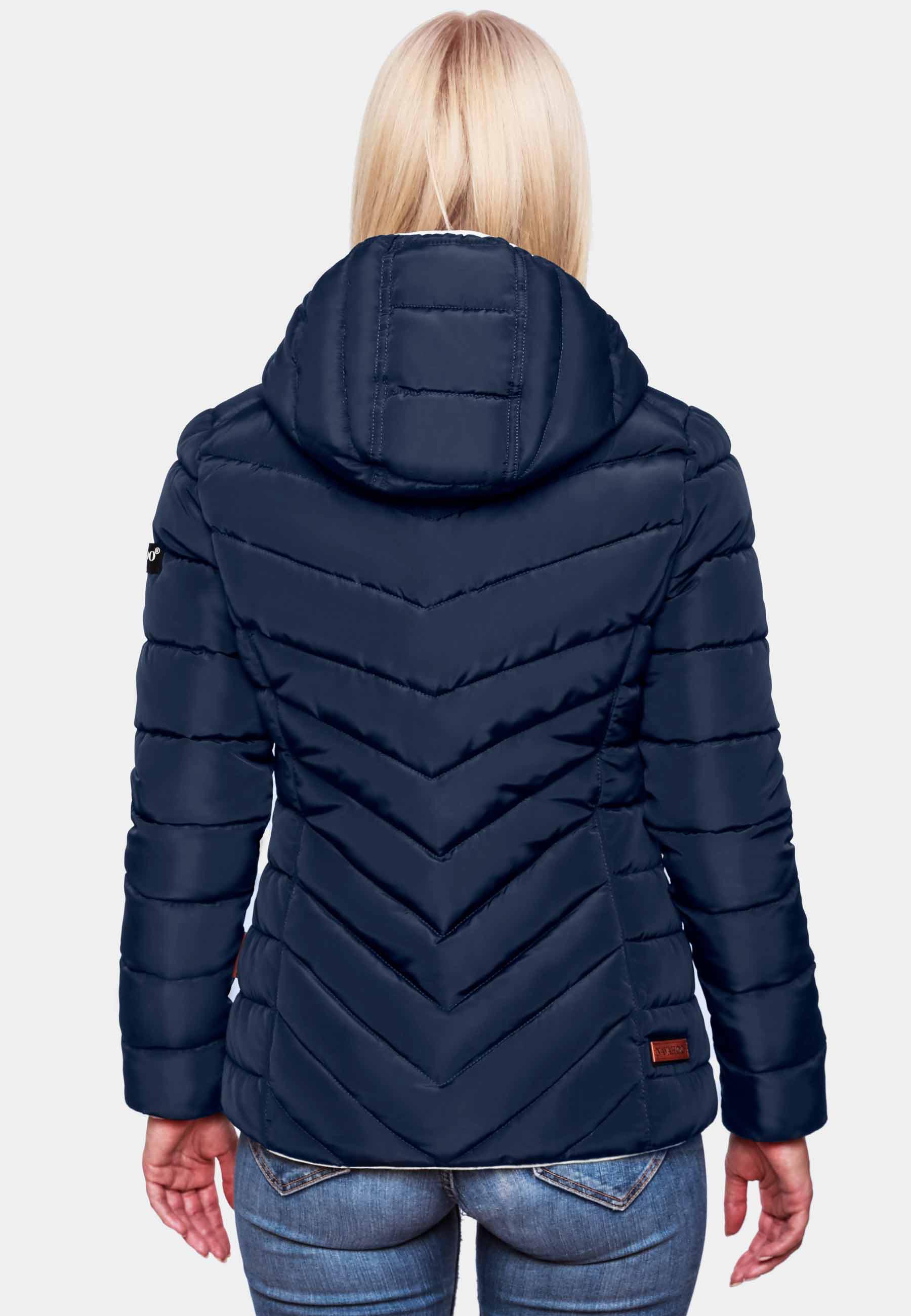 Winter Steppjacke mit Kapuze "Elva" Navy