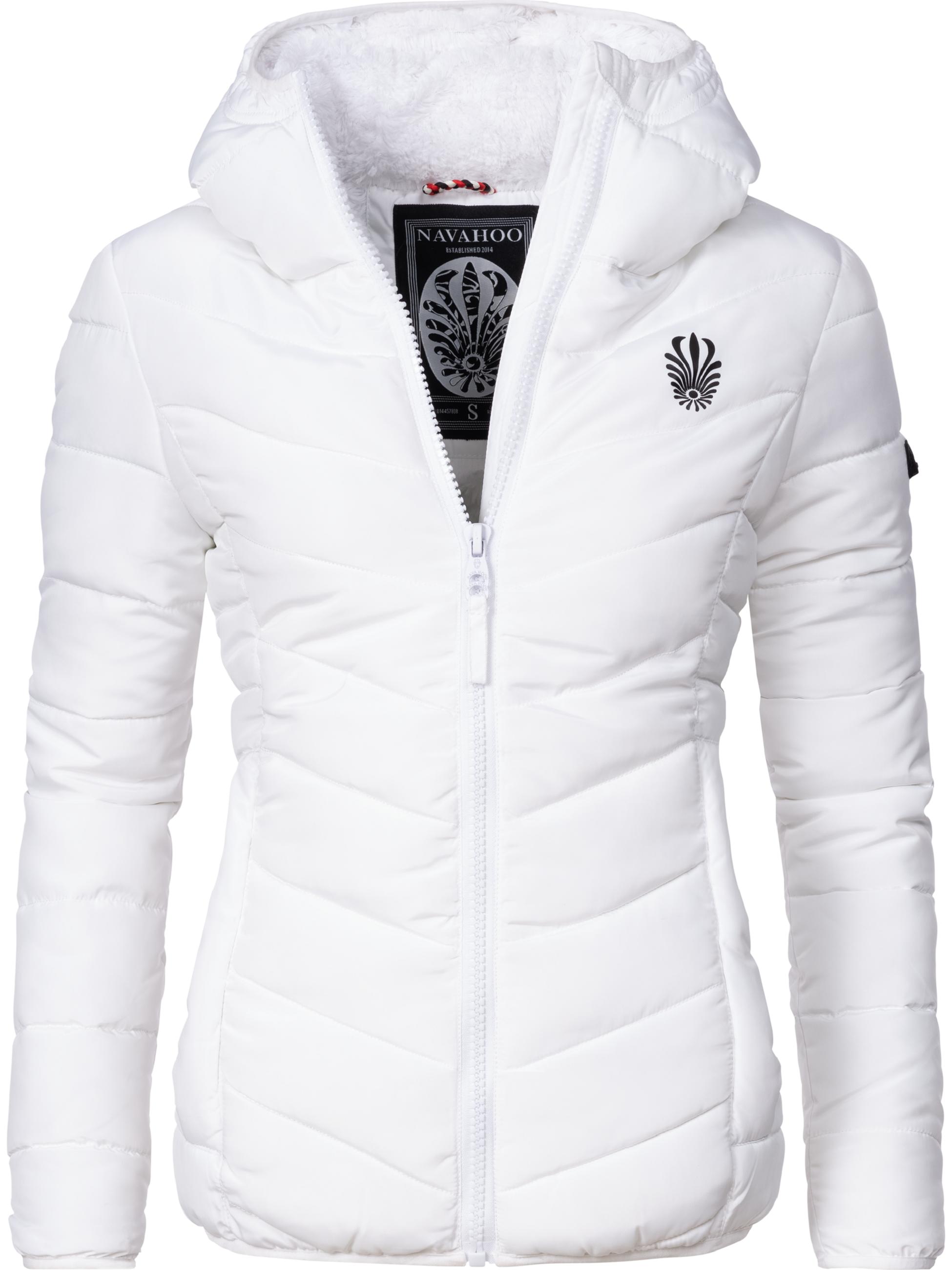 Winter Steppjacke mit Kapuze "Elva" Weiß