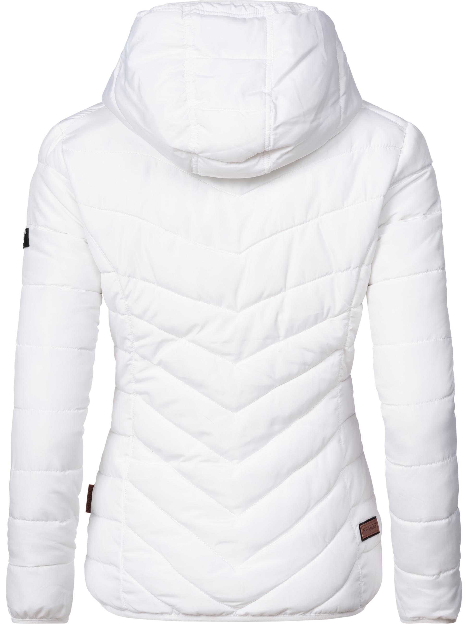 Winter Steppjacke mit Kapuze "Elva" Weiß