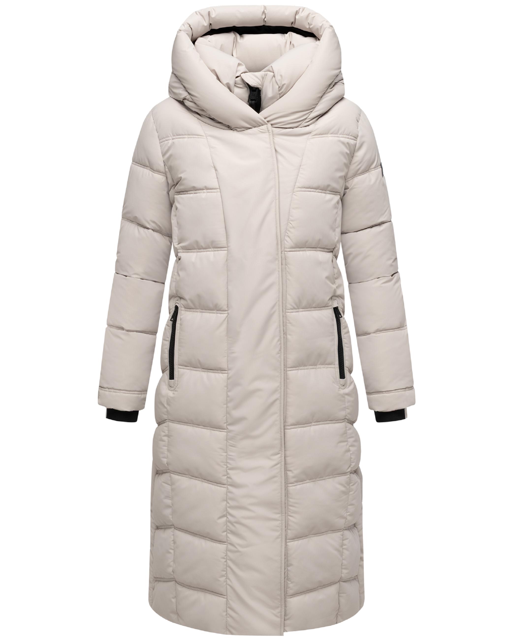 Damen Steppmantel mit Rucksackträger "Engelsfeder XIV" Bone
