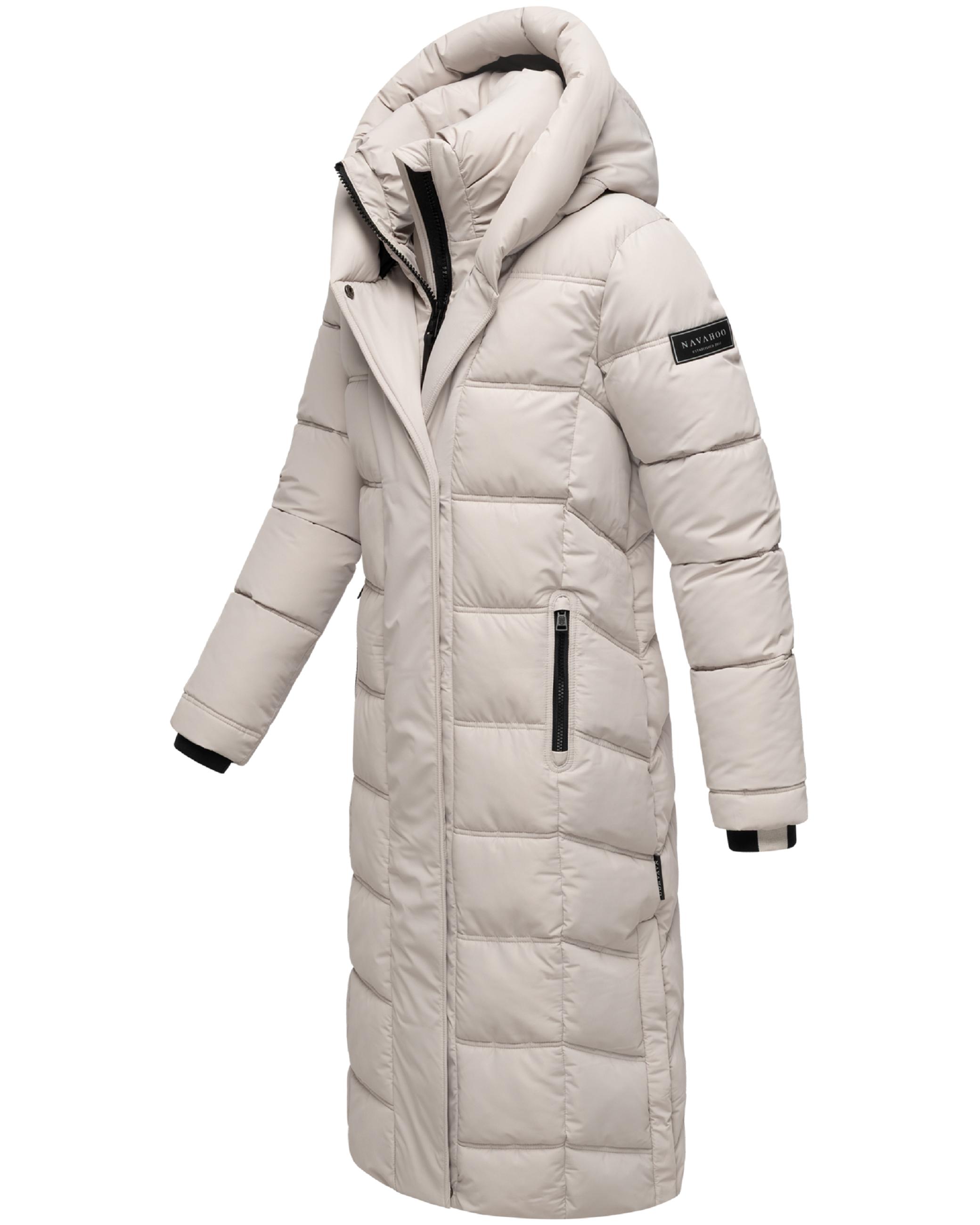 Damen Steppmantel mit Rucksackträger "Engelsfeder XIV" Bone