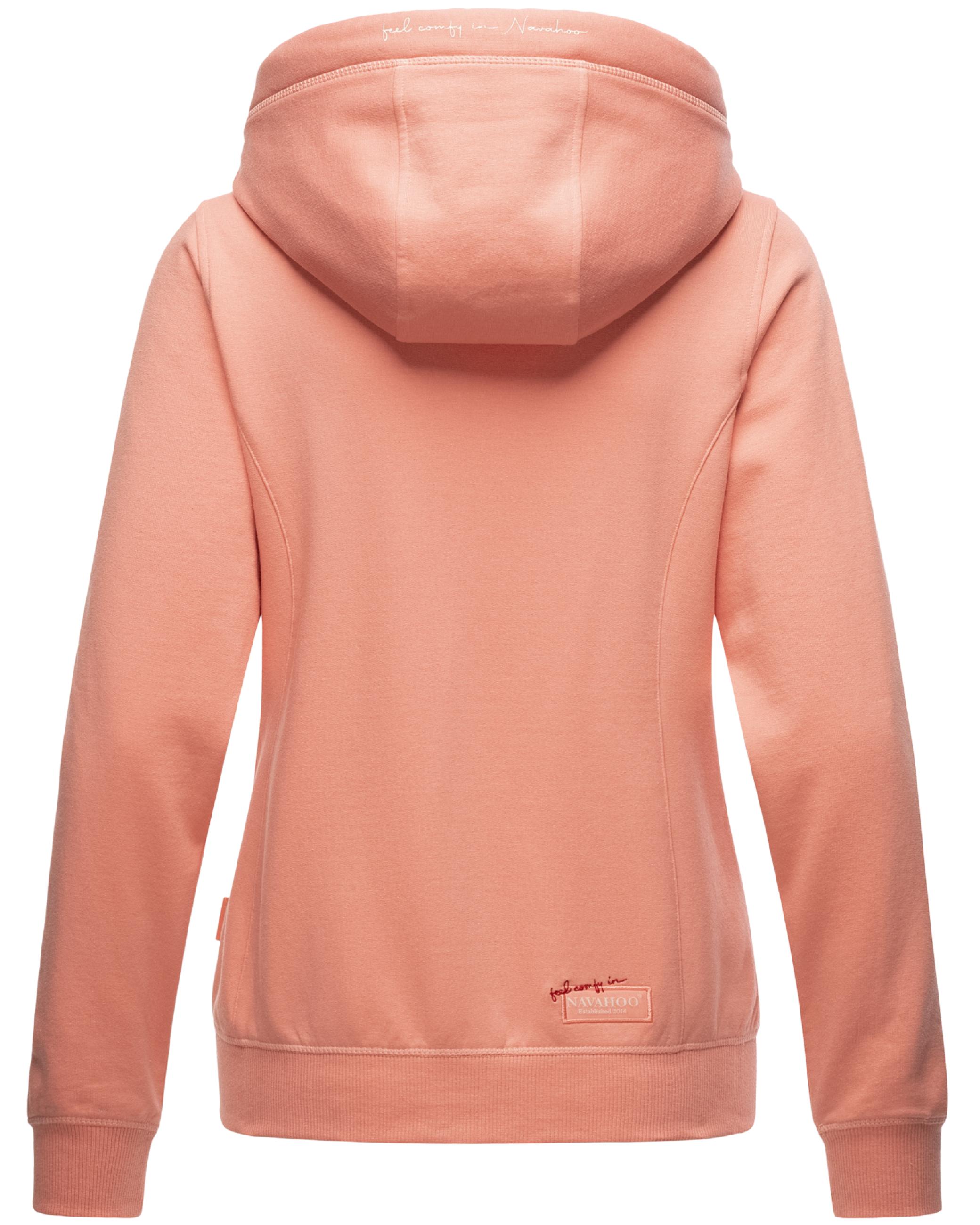 Extraweiche Sweatjacke mit Kapuze "Engelshaar" Apricot