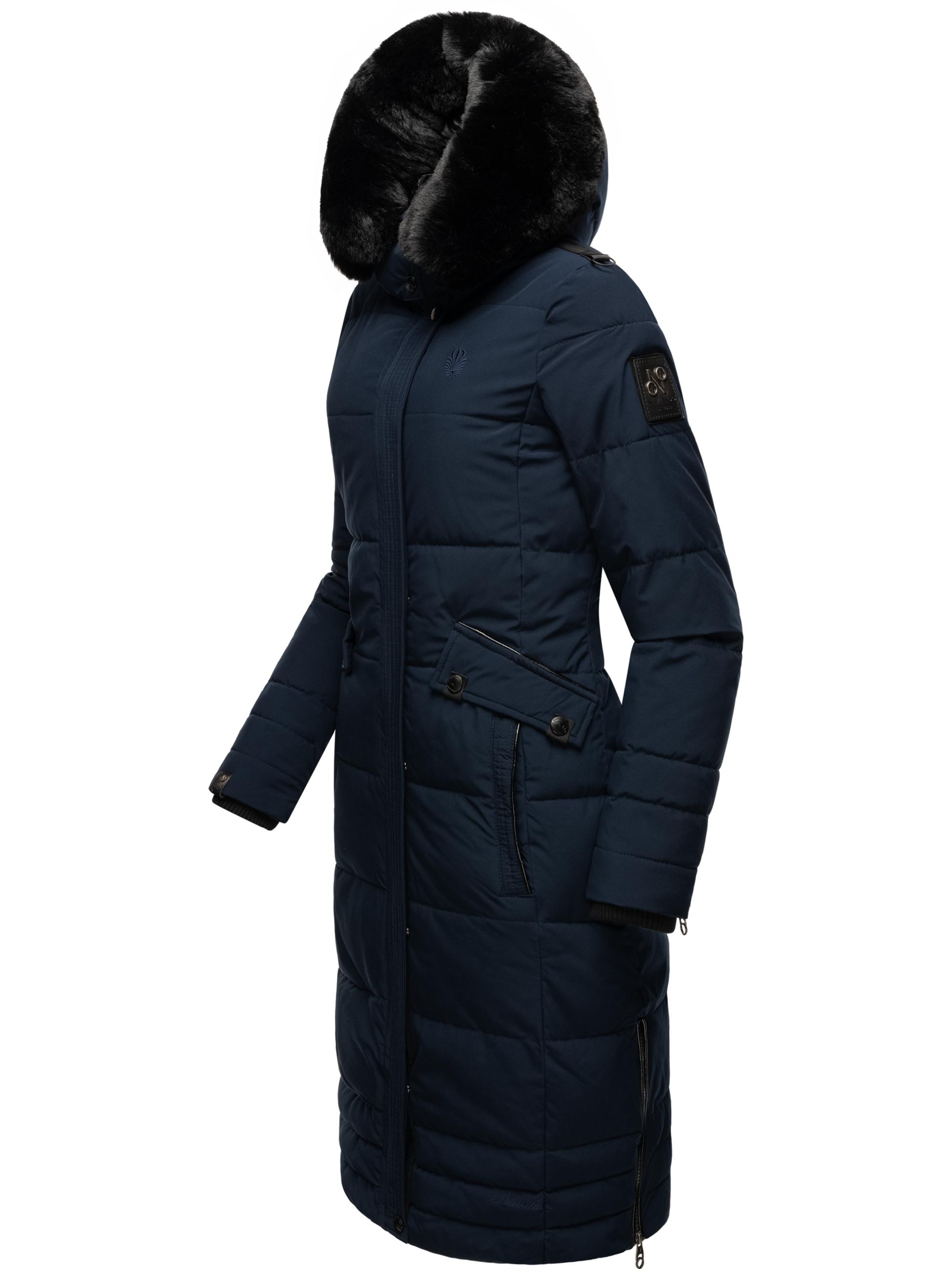 Wintermantel mit abnehmbarer Kapuze "Fahmiyaa" Navy