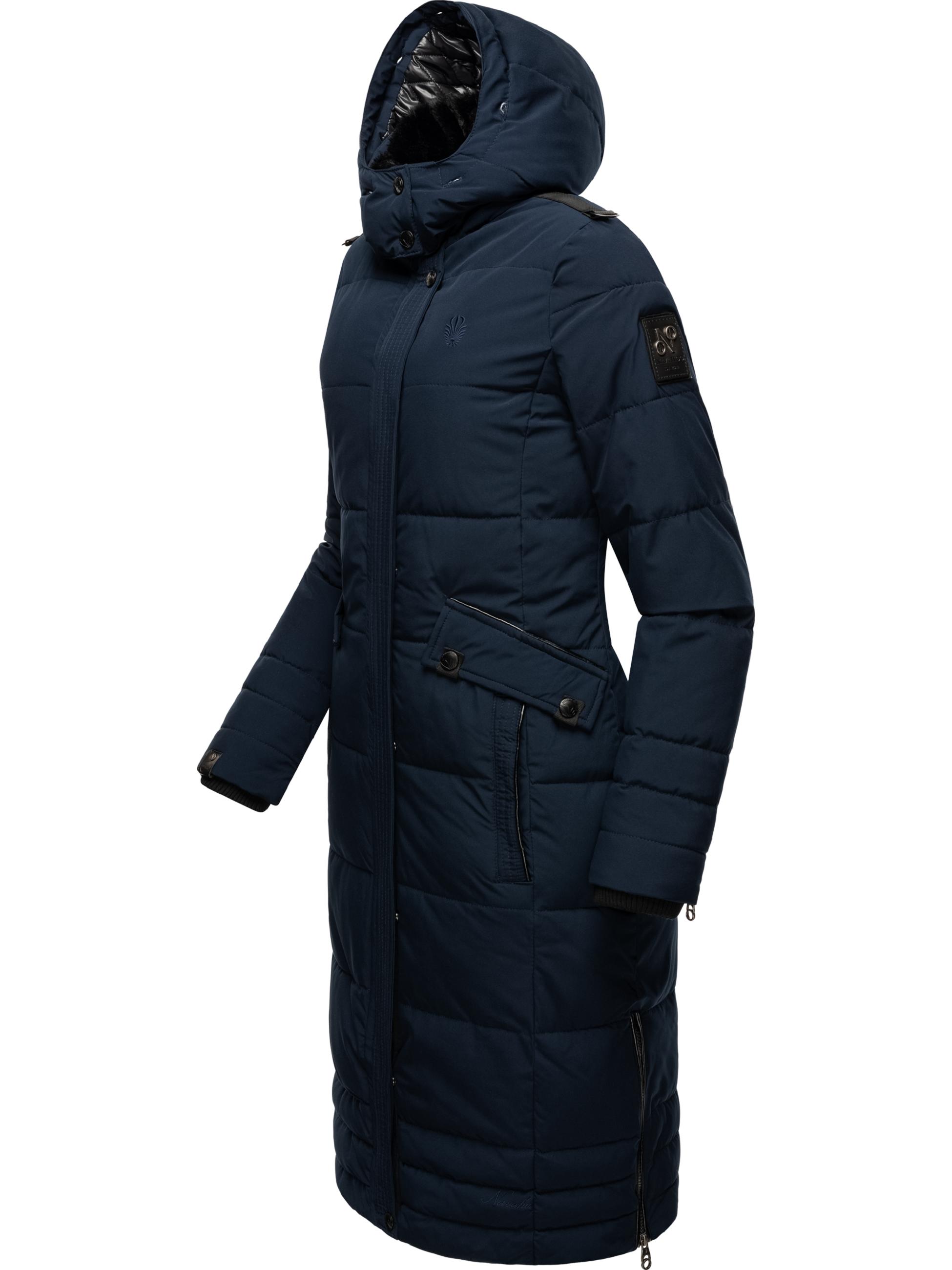 Wintermantel mit abnehmbarer Kapuze "Fahmiyaa" Navy