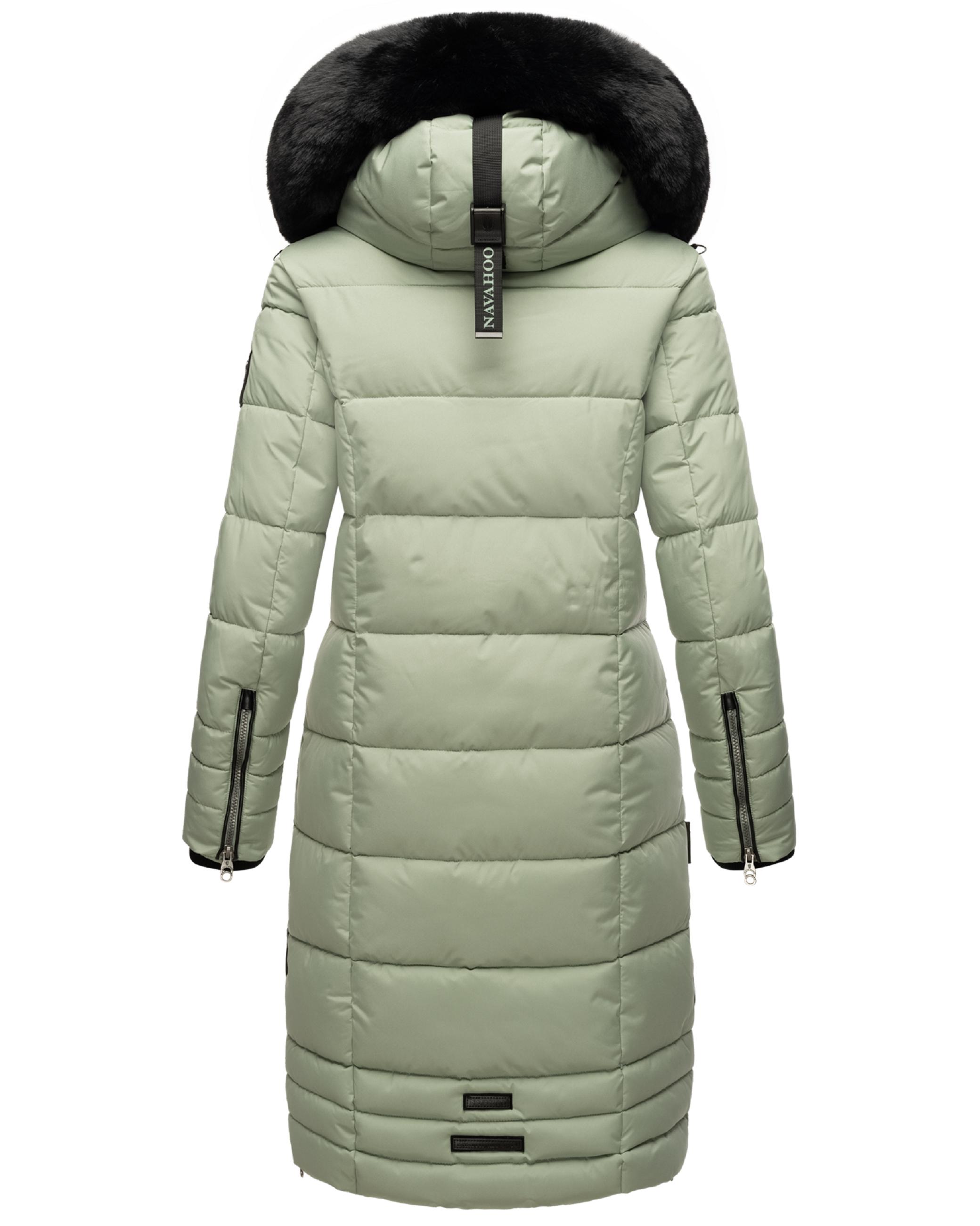 Wintermantel mit abnehmbarer Kapuze "Fahmiyaa" Smokey Mint