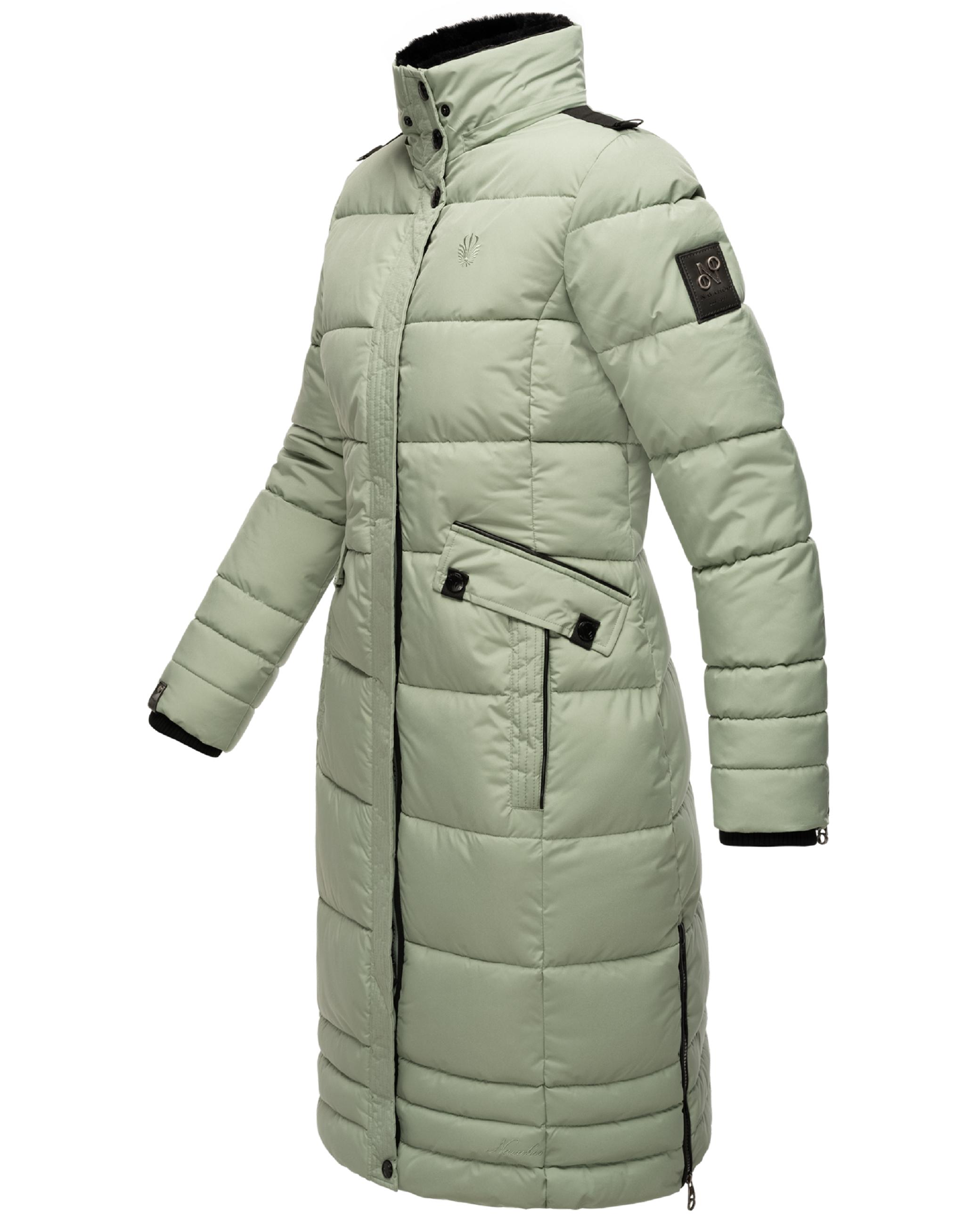 Wintermantel mit abnehmbarer Kapuze "Fahmiyaa" Smokey Mint