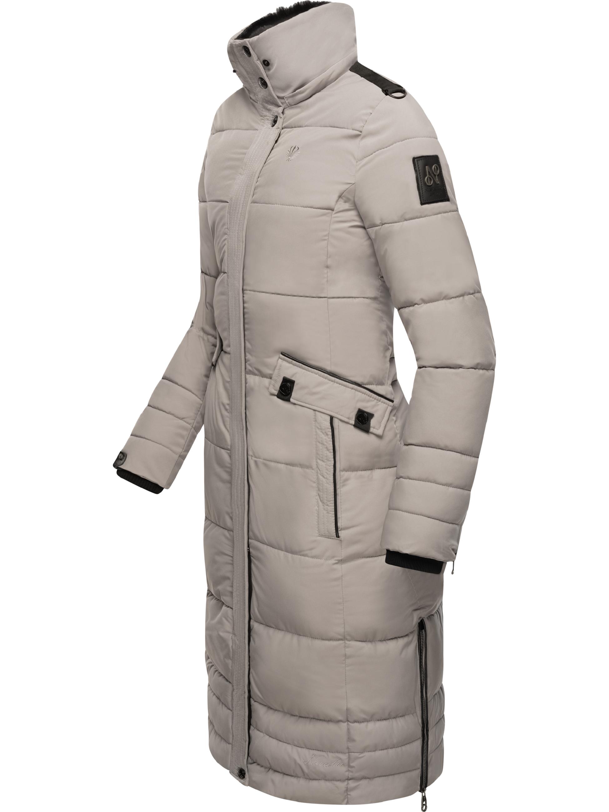 Wintermantel mit abnehmbarer Kapuze "Fahmiyaa" Zinc Grey