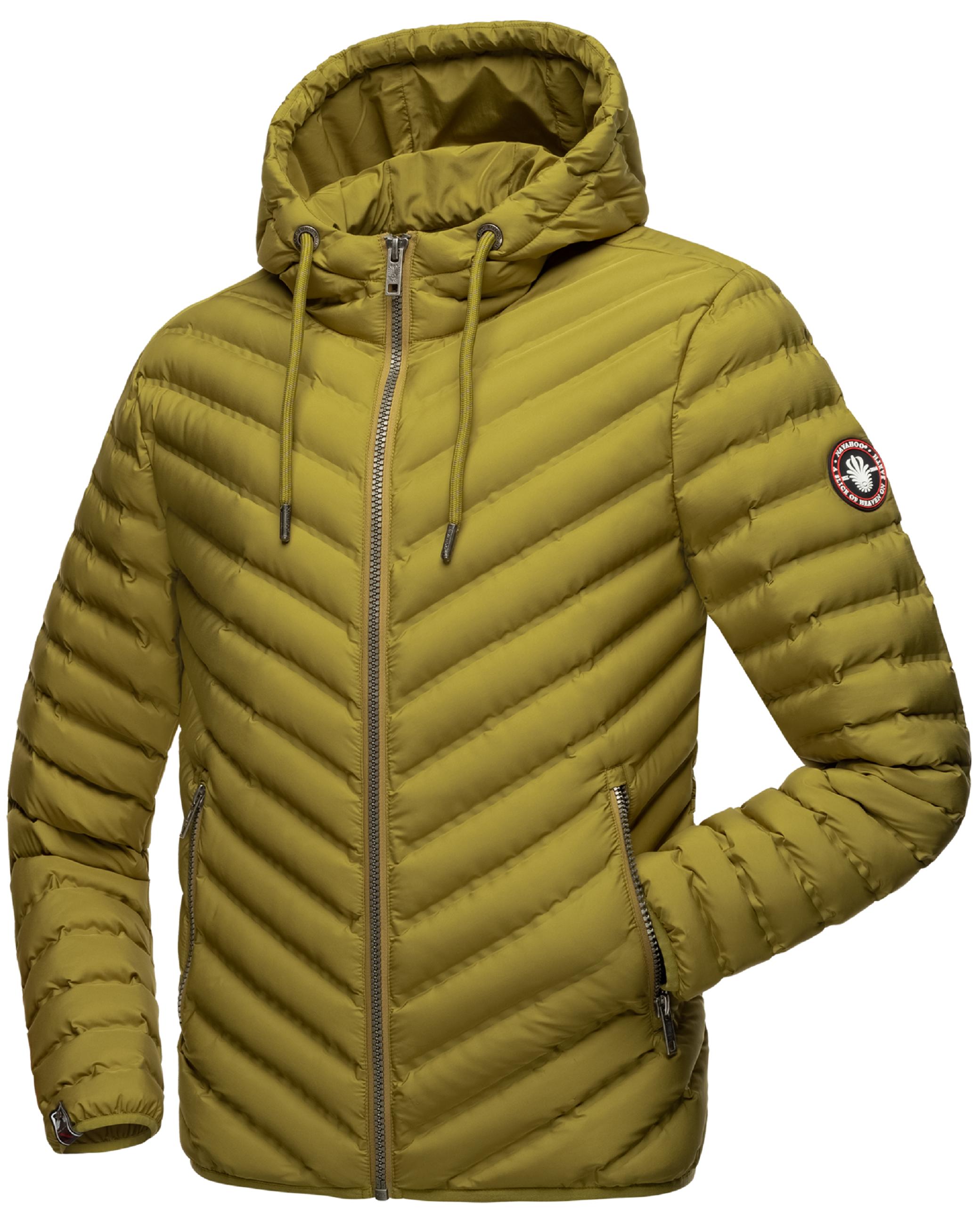 Leichte Steppjacke mit Kapuze "Fey-Tun" Moss Green