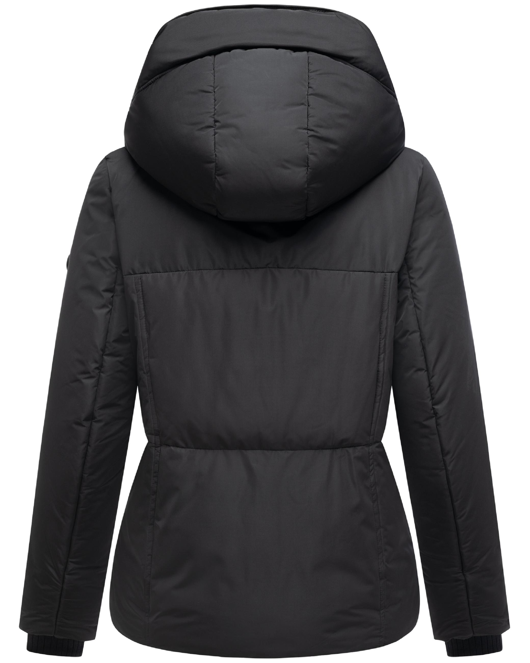 Winter Steppjacke mit Kapuze "Flüsterfee 14" Black