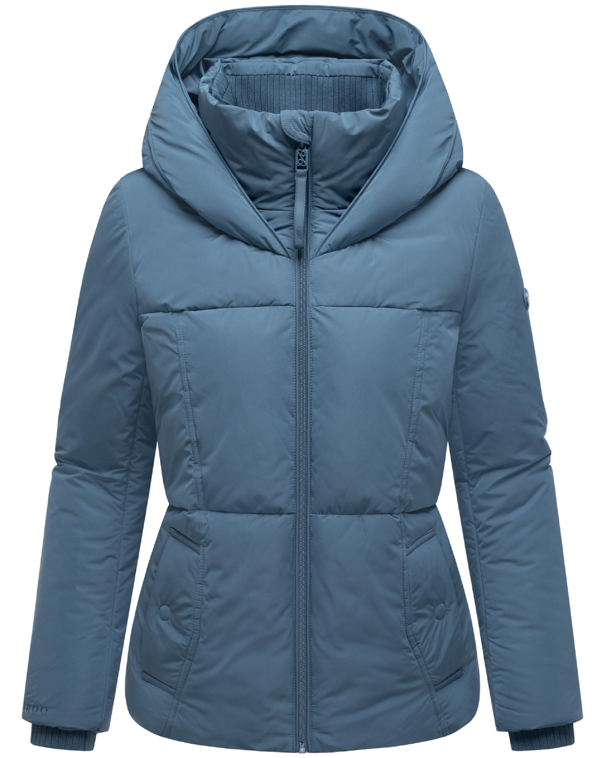 Winter Steppjacke mit Kapuze "Flüsterfee 14" Dusty Blue