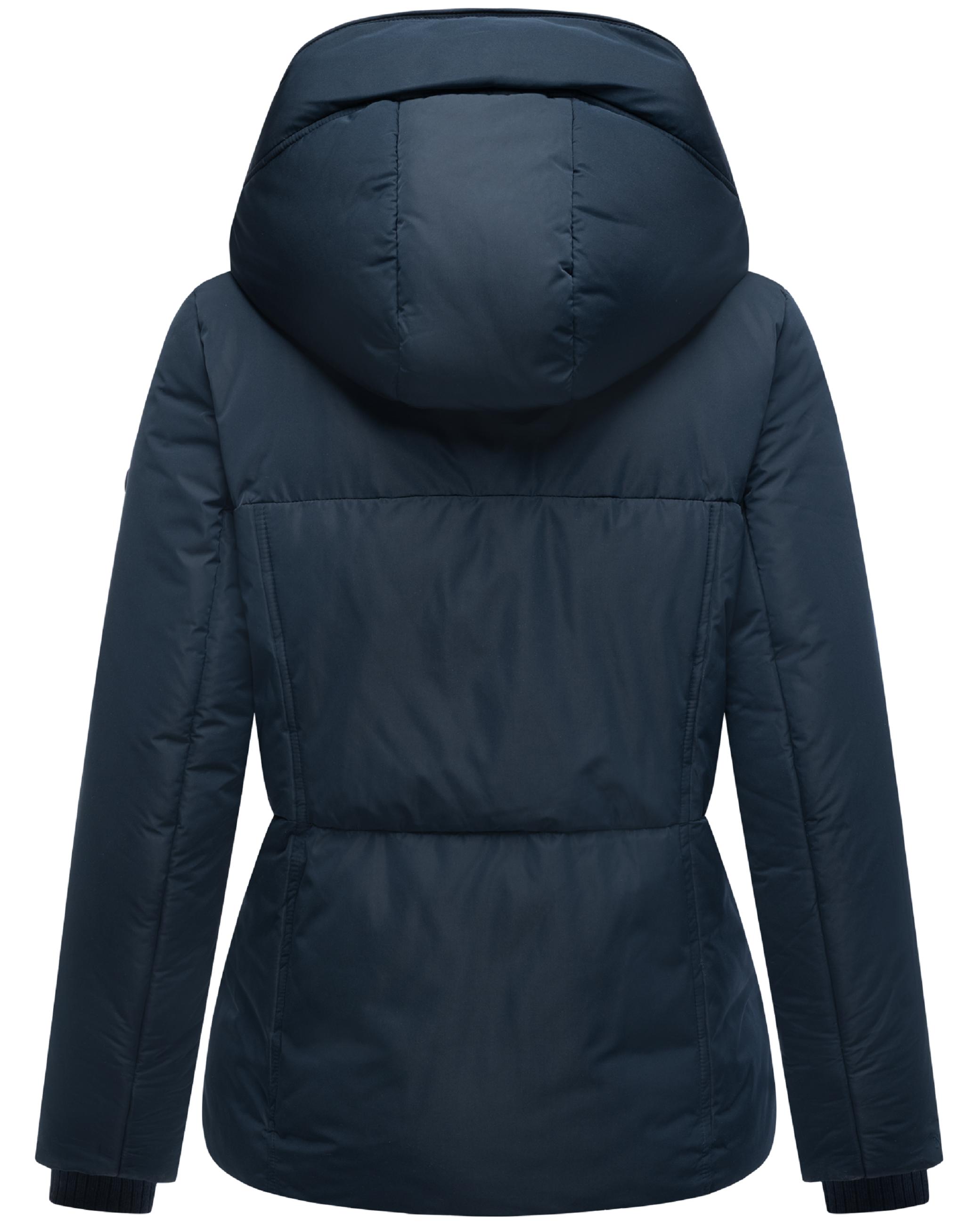 Winter Steppjacke mit Kapuze "Flüsterfee 14" Navy