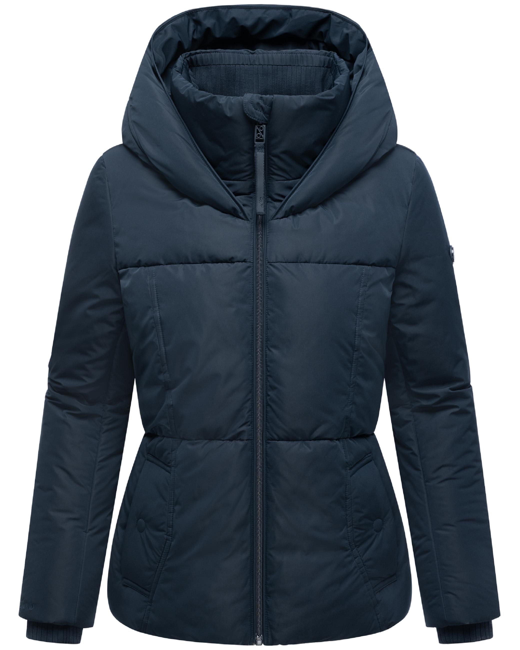 Winter Steppjacke mit Kapuze "Flüsterfee 14" Navy