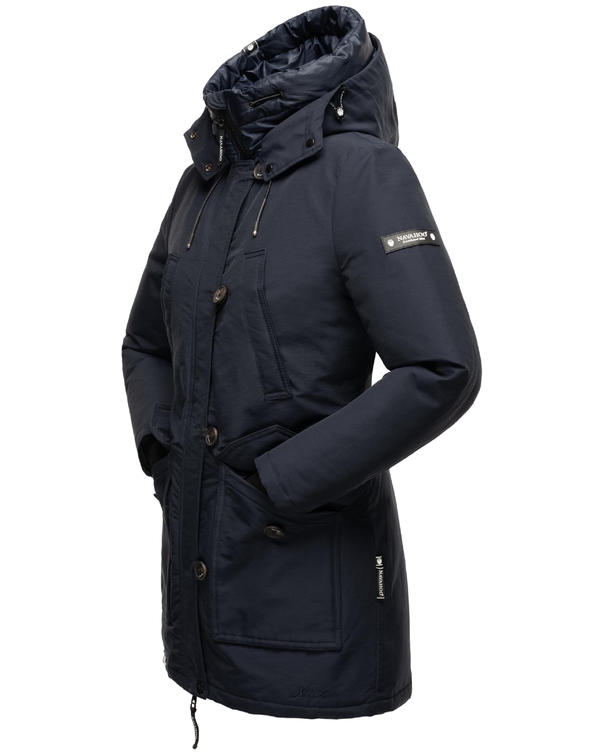 Wasserdichter Wintermantel mit Kapuze "Freezestoorm" Navy