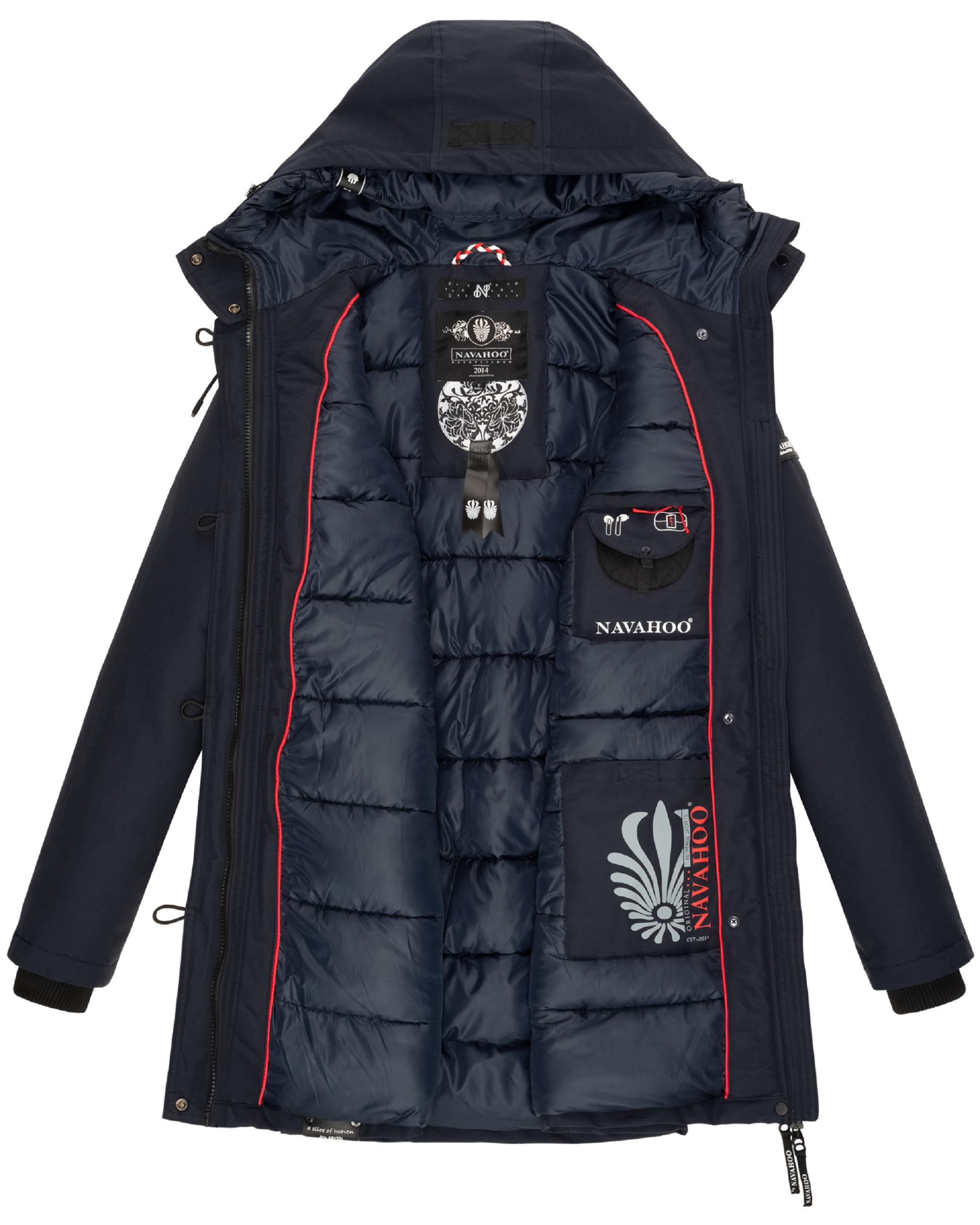 Wasserdichter Wintermantel mit Kapuze "Freezestoorm" Navy