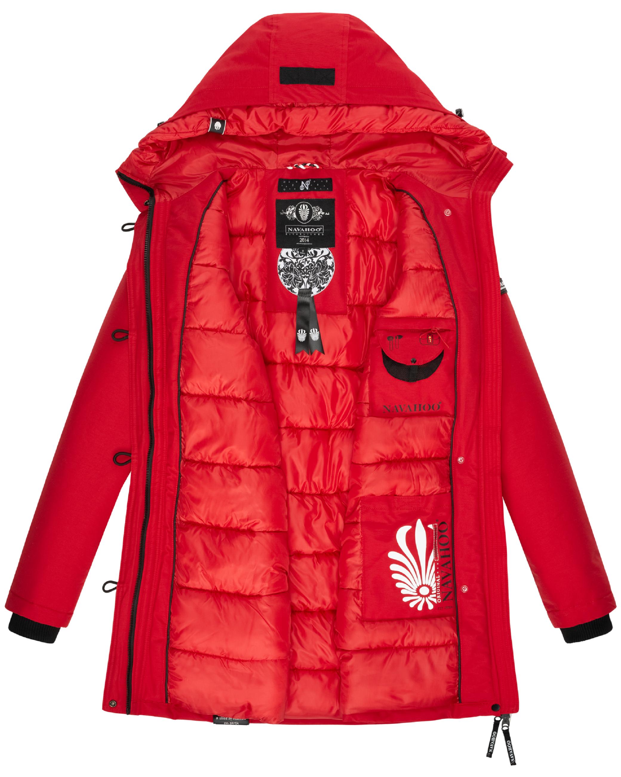 Wasserdichter Wintermantel mit Kapuze "Freezestoorm" Red