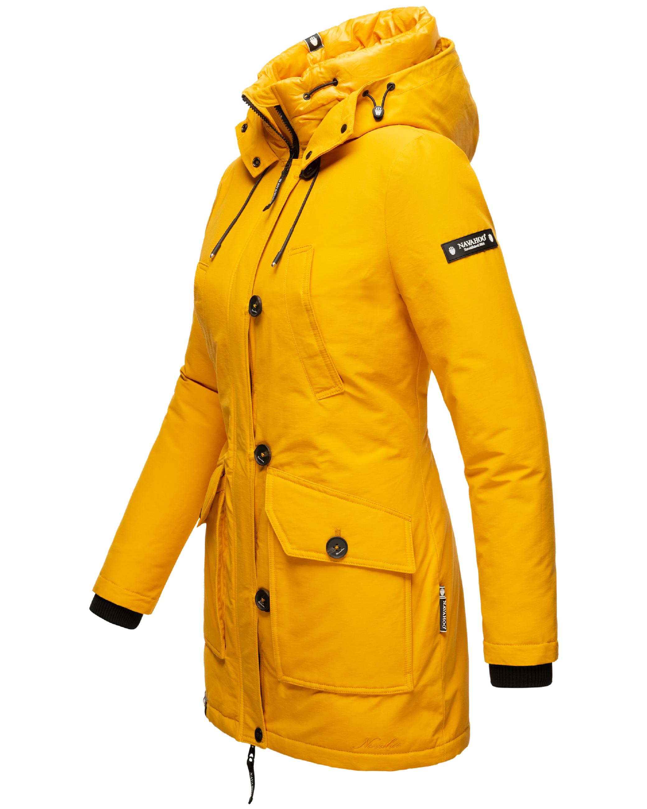 Wasserdichter Wintermantel mit Kapuze "Freezestoorm" Yellow