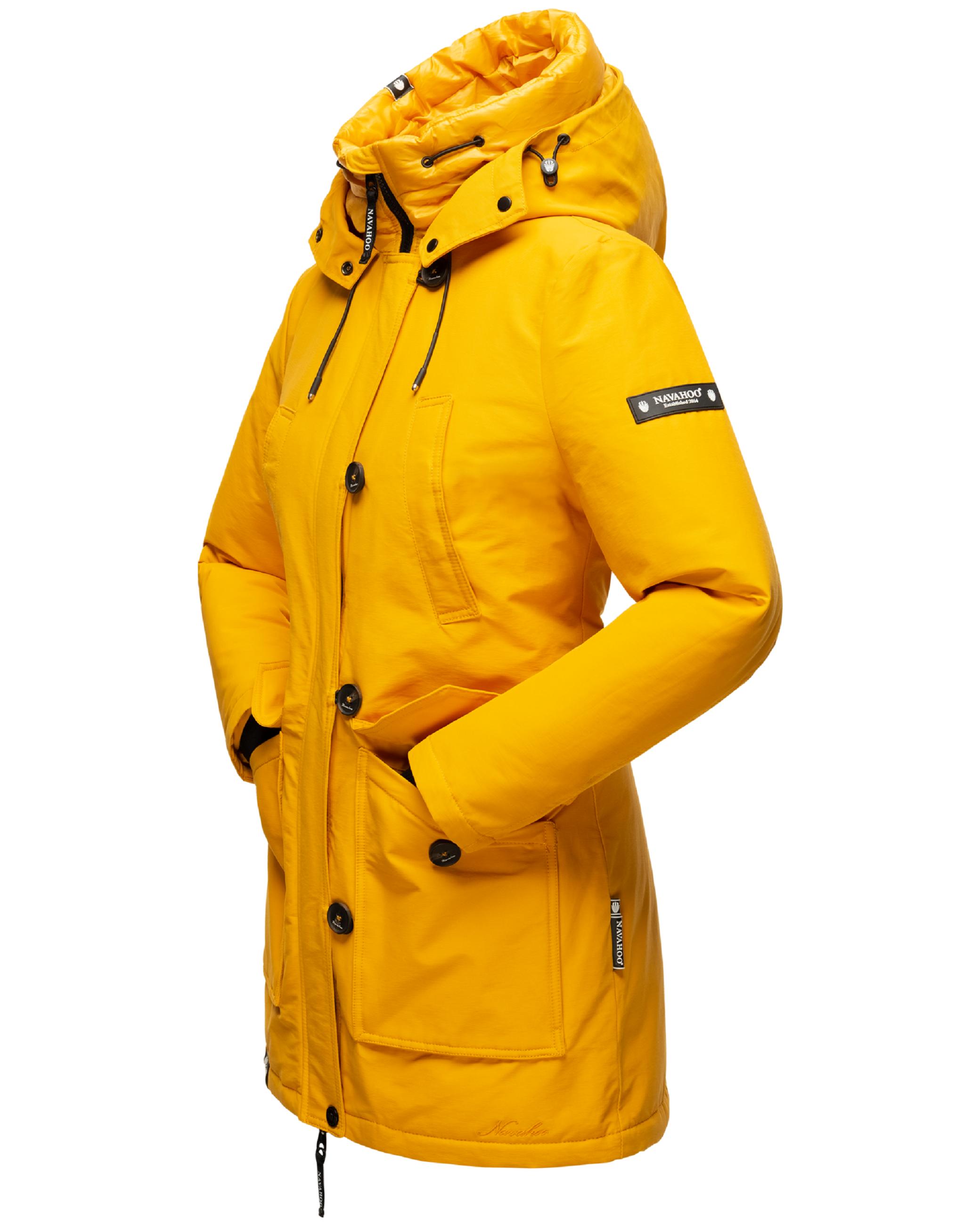 Wasserdichter Wintermantel mit Kapuze "Freezestoorm" Yellow