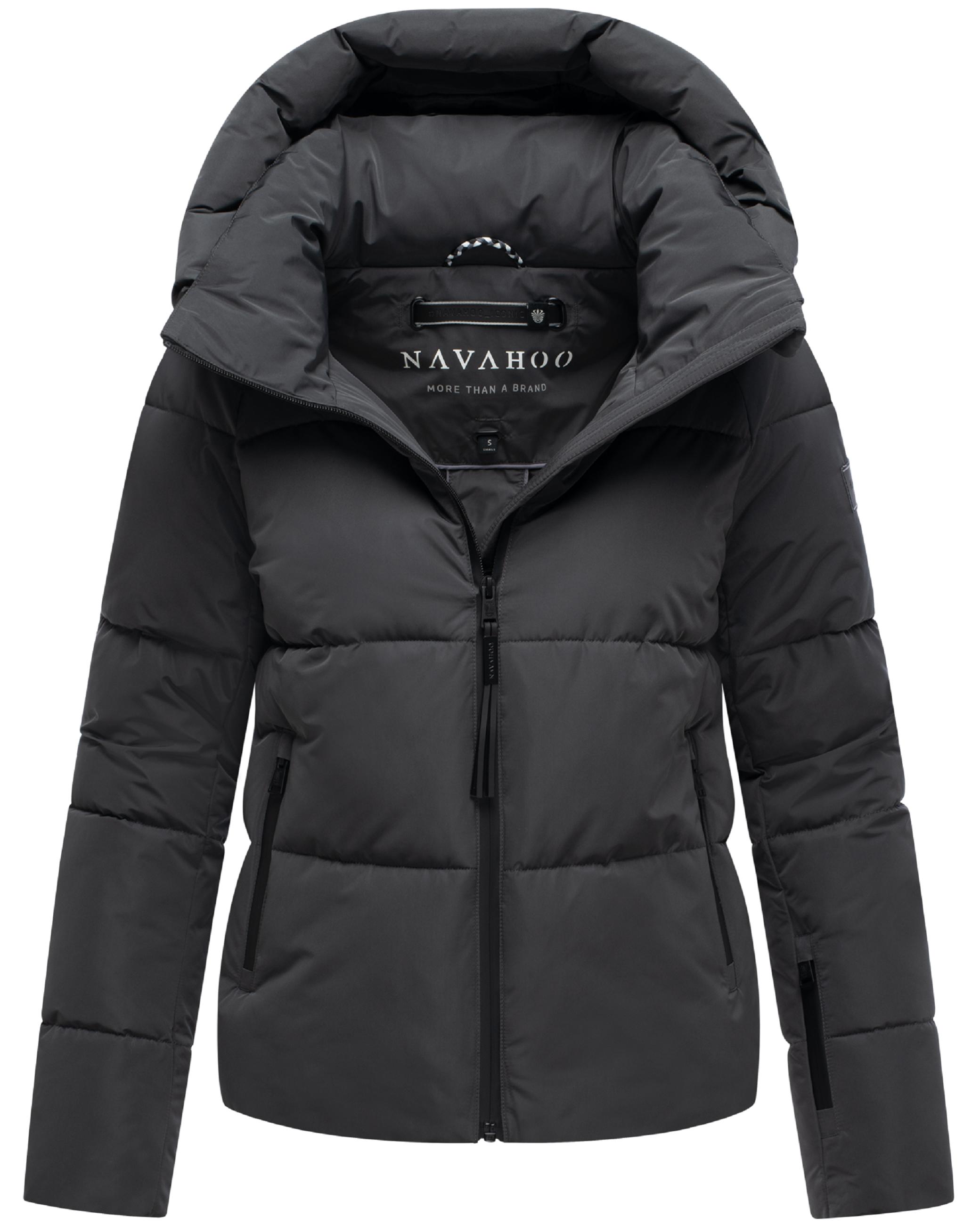 Steppjacke mit abnehmbarer Kapuze "Frostherz XIV" Anthracite