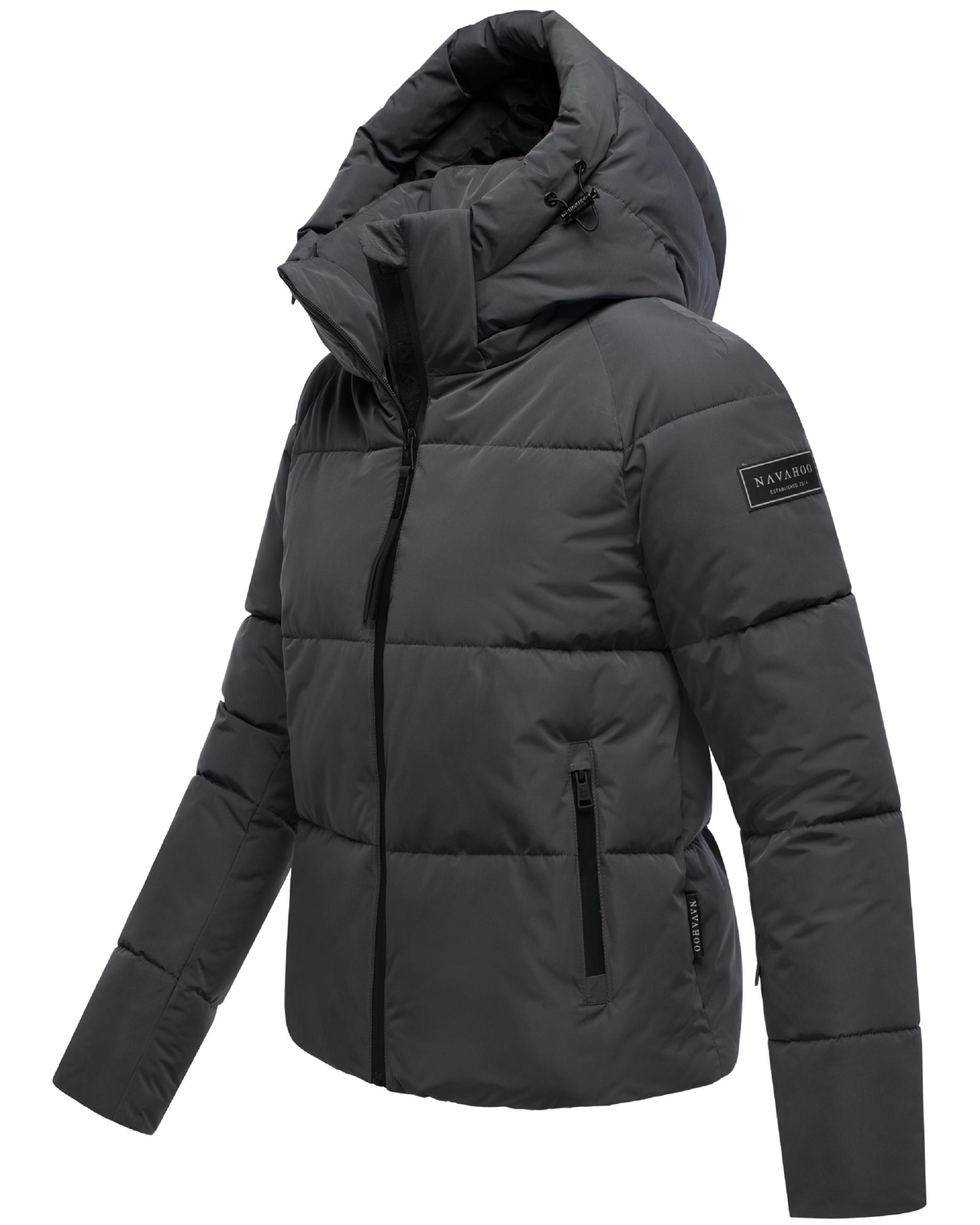 Steppjacke mit abnehmbarer Kapuze "Frostherz XIV" Anthracite