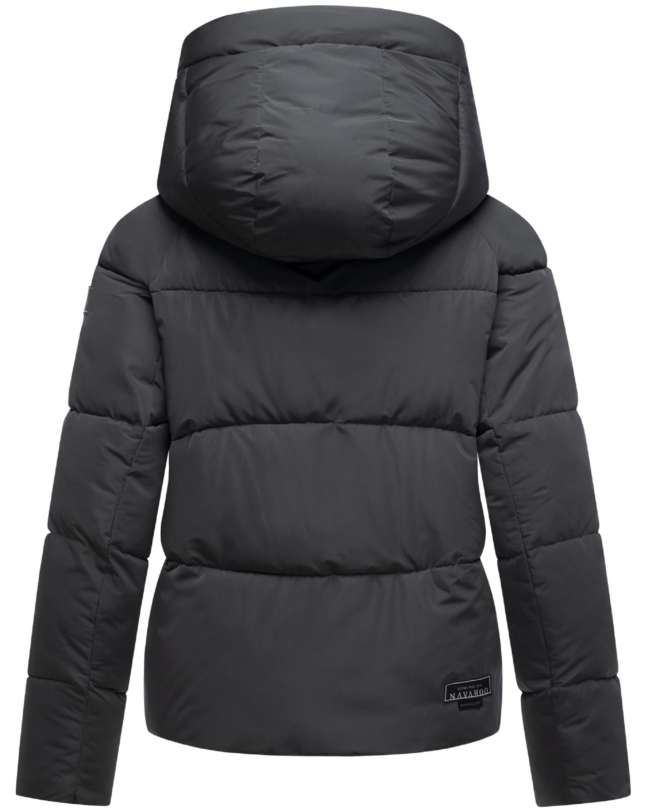 Steppjacke mit abnehmbarer Kapuze "Frostherz XIV" Anthracite