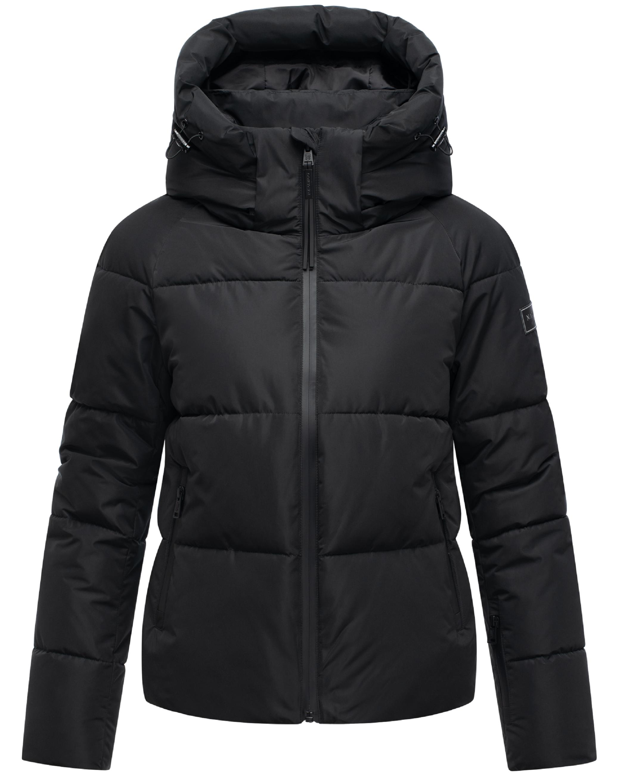 Steppjacke mit abnehmbarer Kapuze "Frostherz XIV" Black
