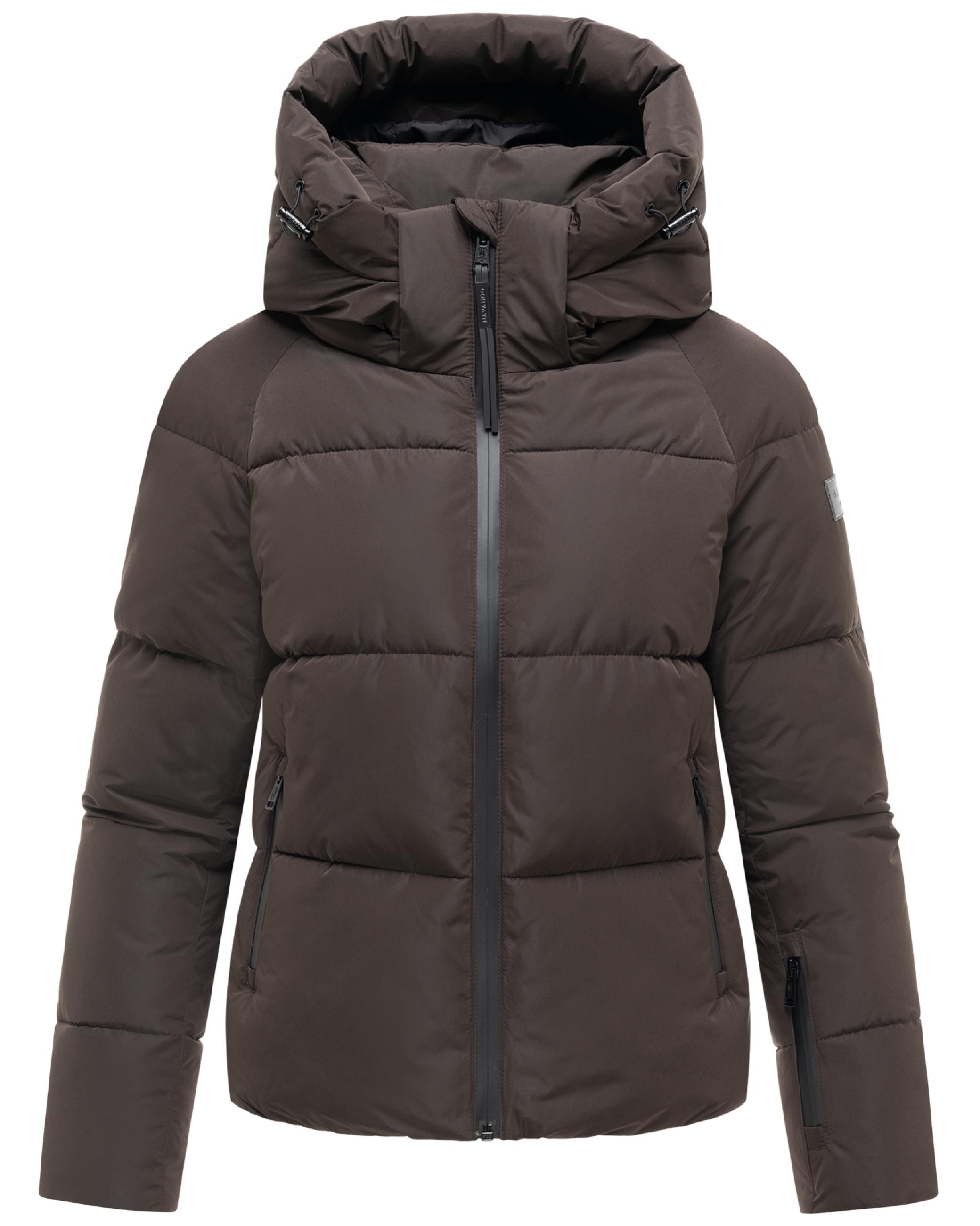 Steppjacke mit abnehmbarer Kapuze "Frostherz XIV" Choco