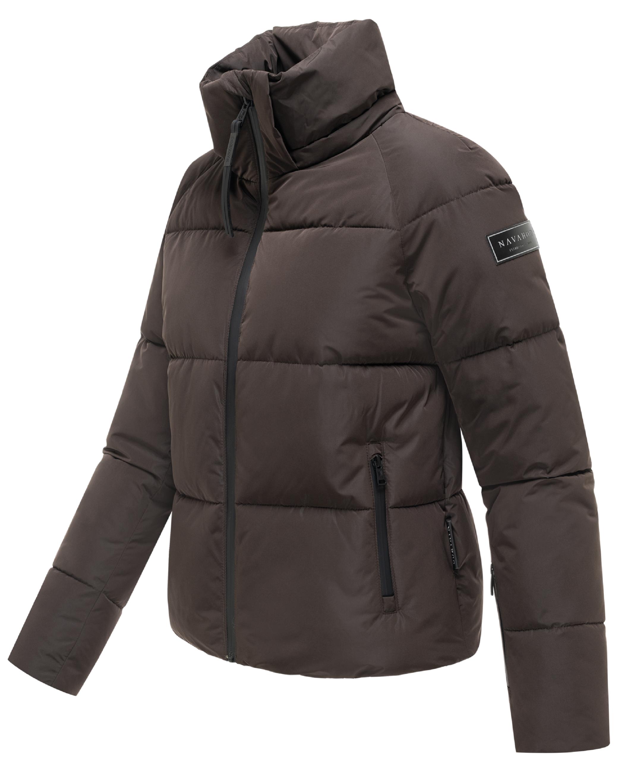 Steppjacke mit abnehmbarer Kapuze "Frostherz XIV" Choco