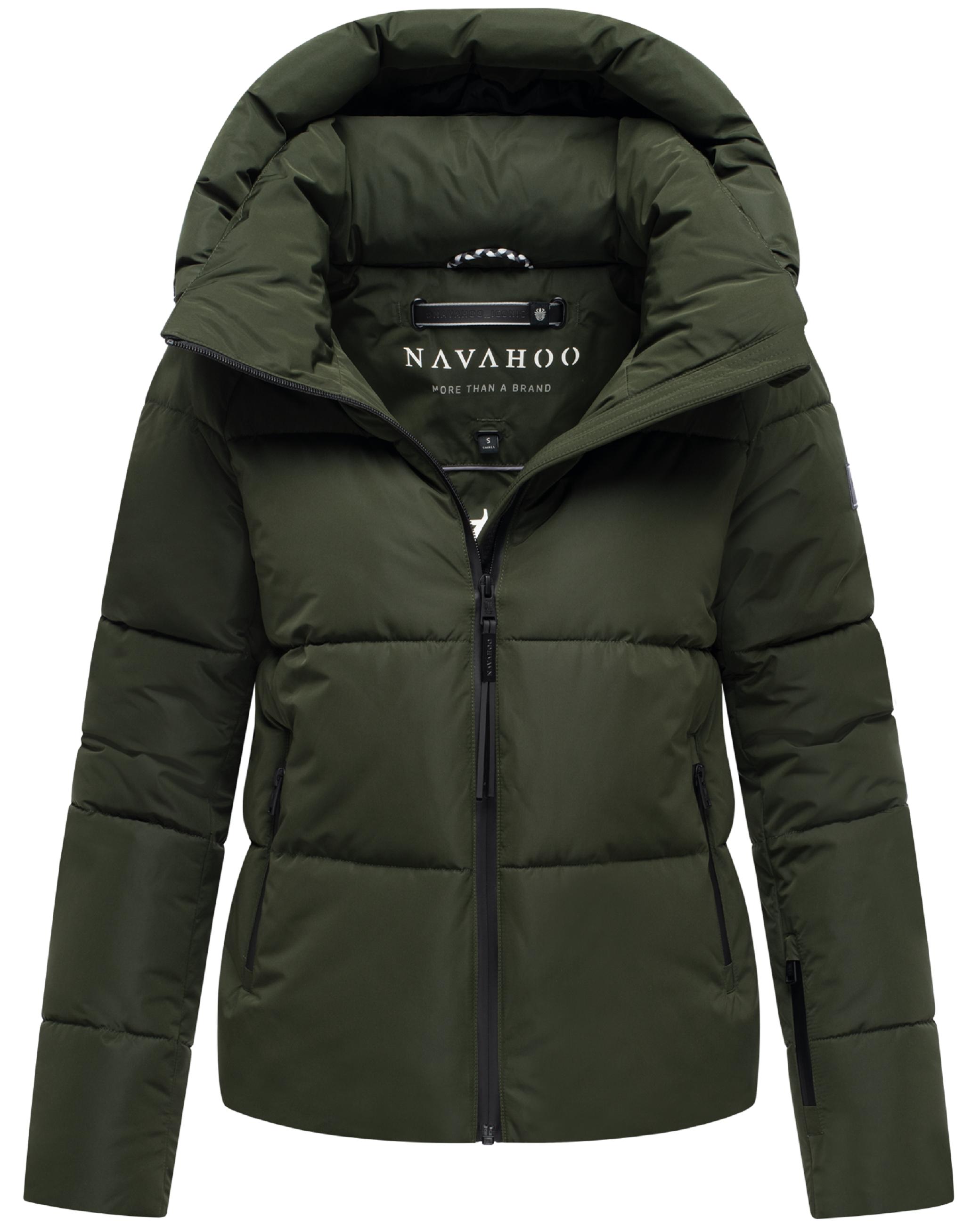 Steppjacke mit abnehmbarer Kapuze "Frostherz XIV" Dark Olive