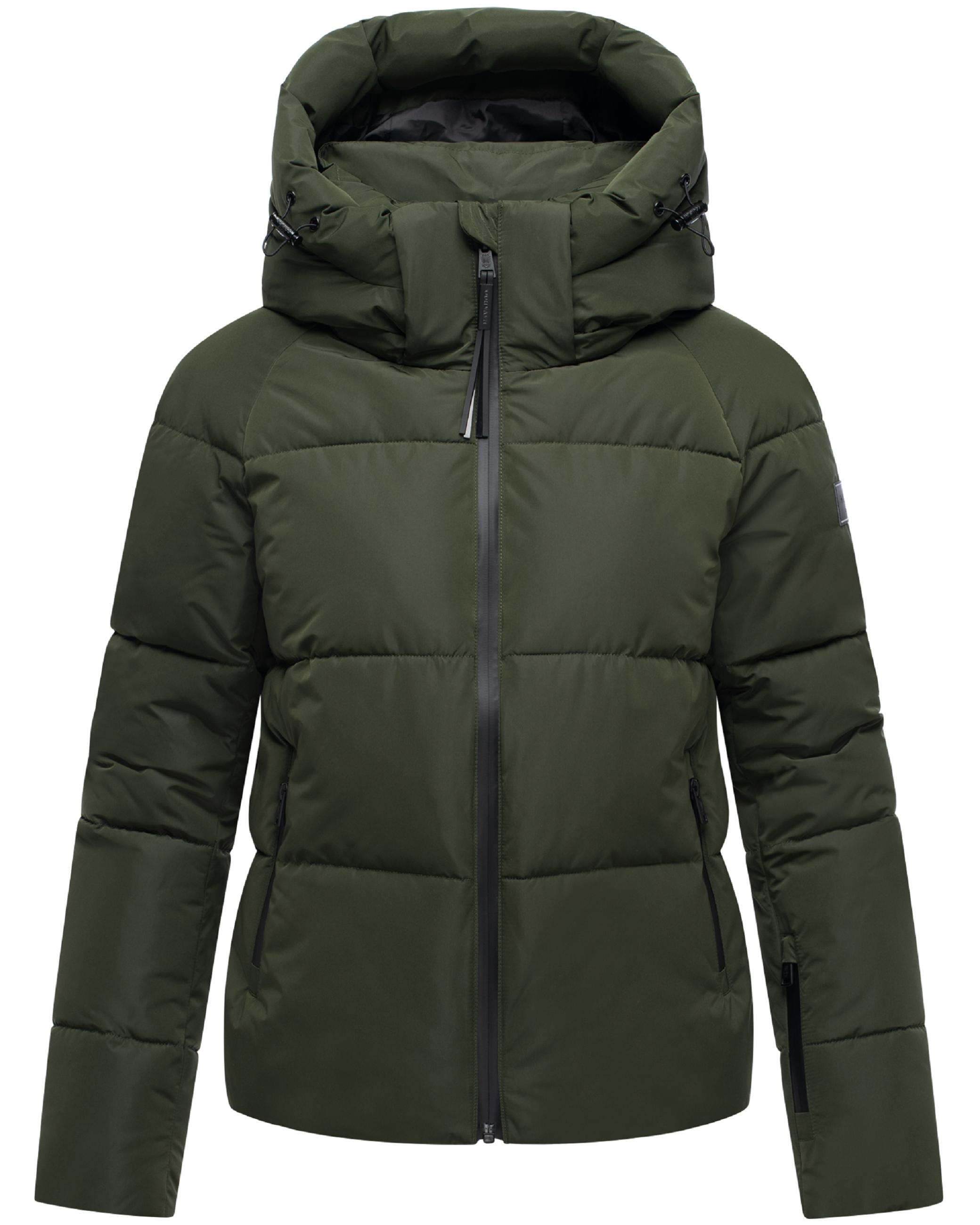 Steppjacke mit abnehmbarer Kapuze "Frostherz XIV" Dark Olive