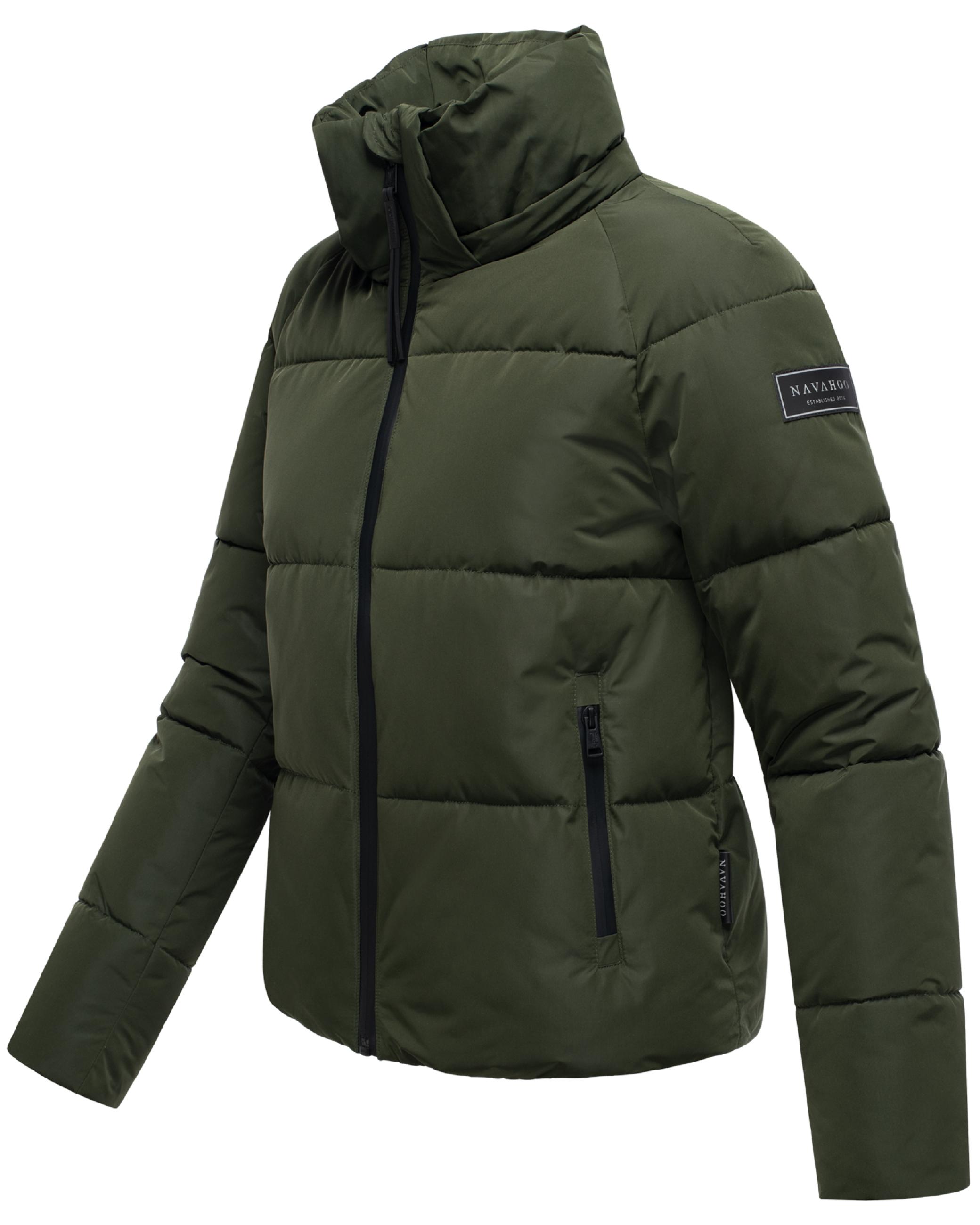 Steppjacke mit abnehmbarer Kapuze "Frostherz XIV" Dark Olive