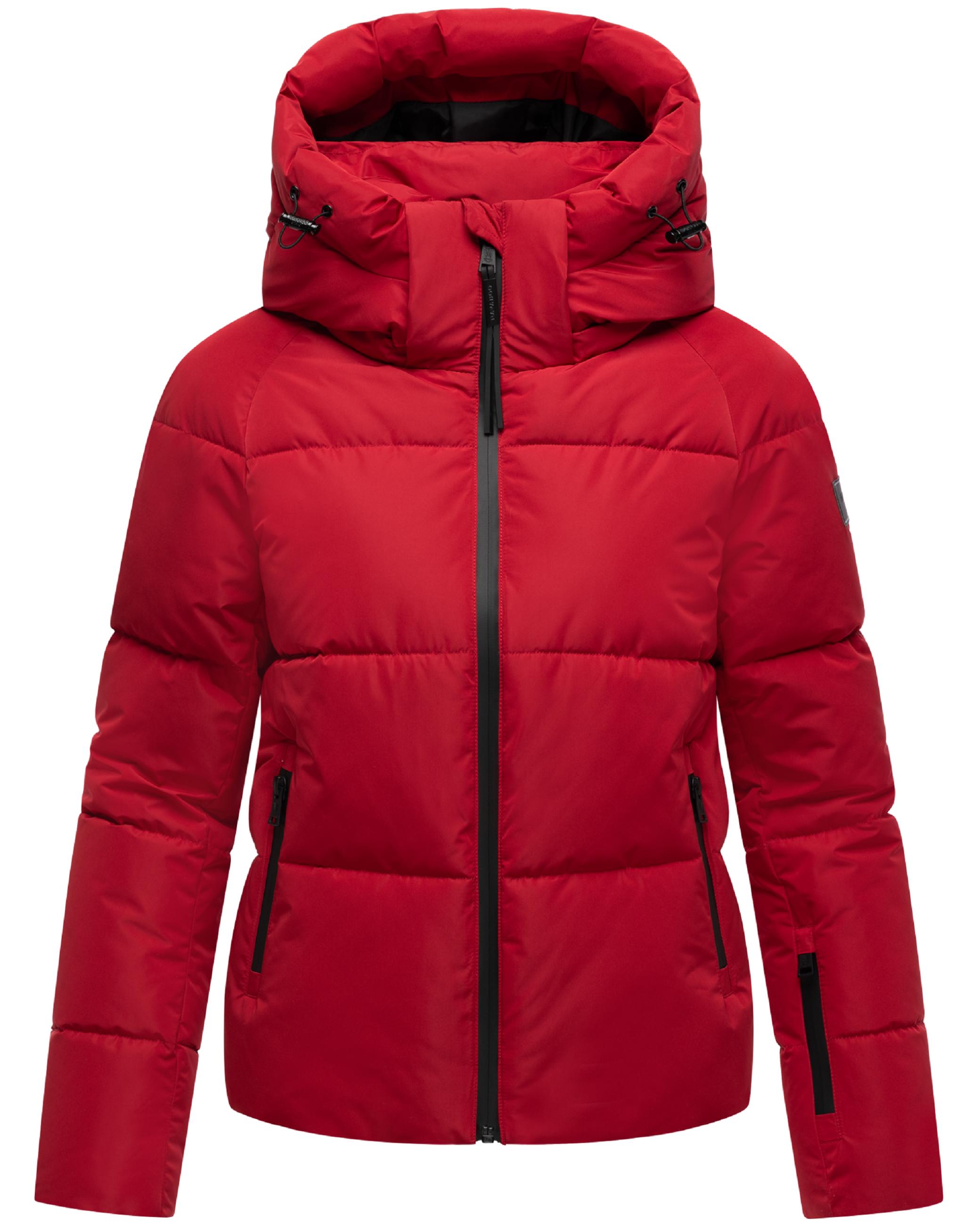 Steppjacke mit abnehmbarer Kapuze "Frostherz XIV" Deep Red