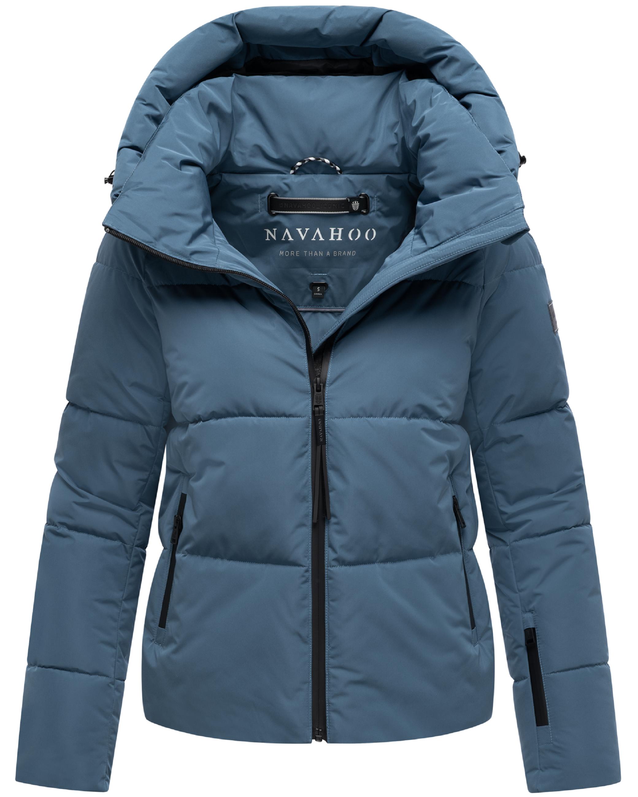 Steppjacke mit abnehmbarer Kapuze "Frostherz XIV" Dusty Blue