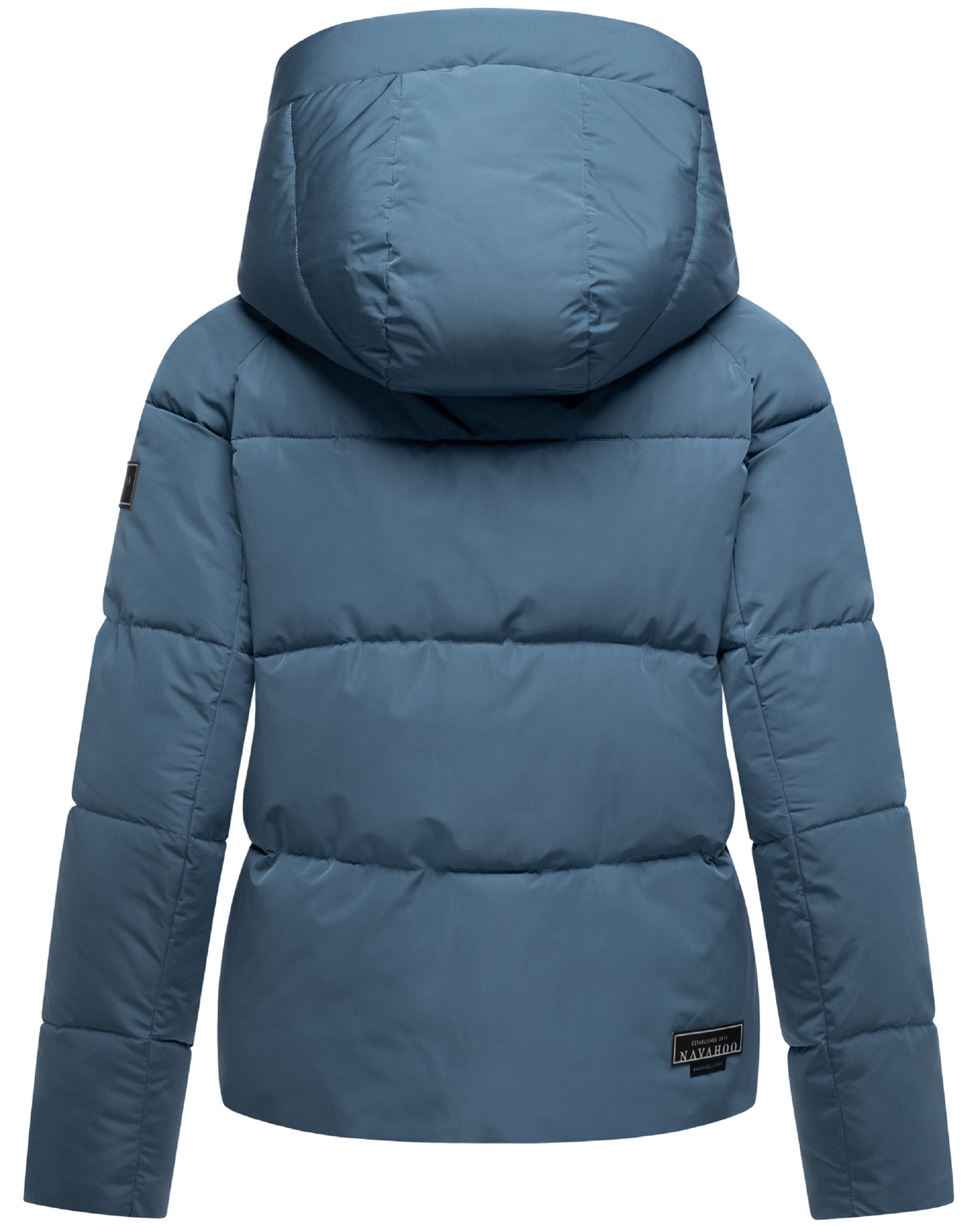 Steppjacke mit abnehmbarer Kapuze "Frostherz XIV" Dusty Blue
