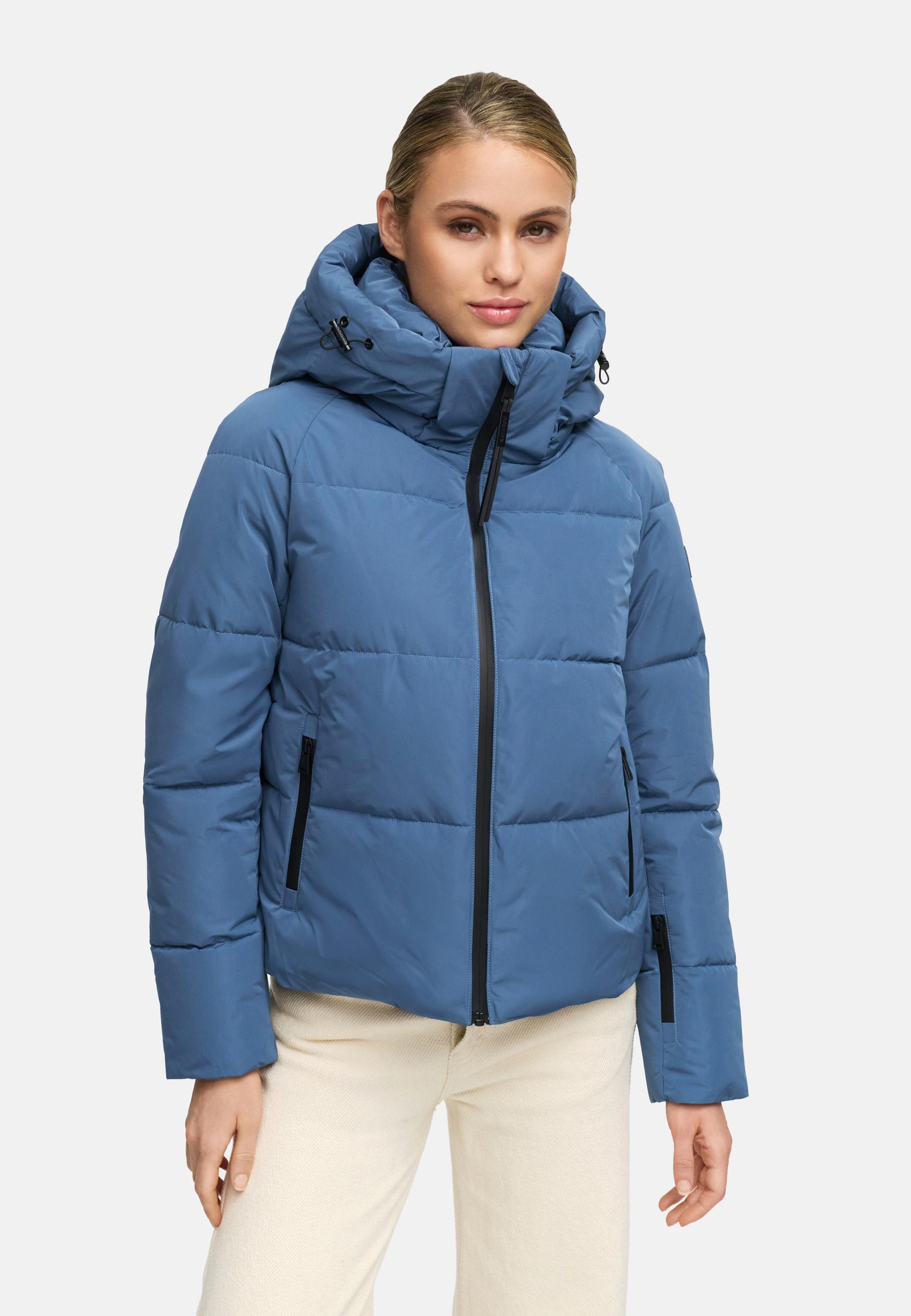Steppjacke mit abnehmbarer Kapuze "Frostherz XIV" Dusty Blue
