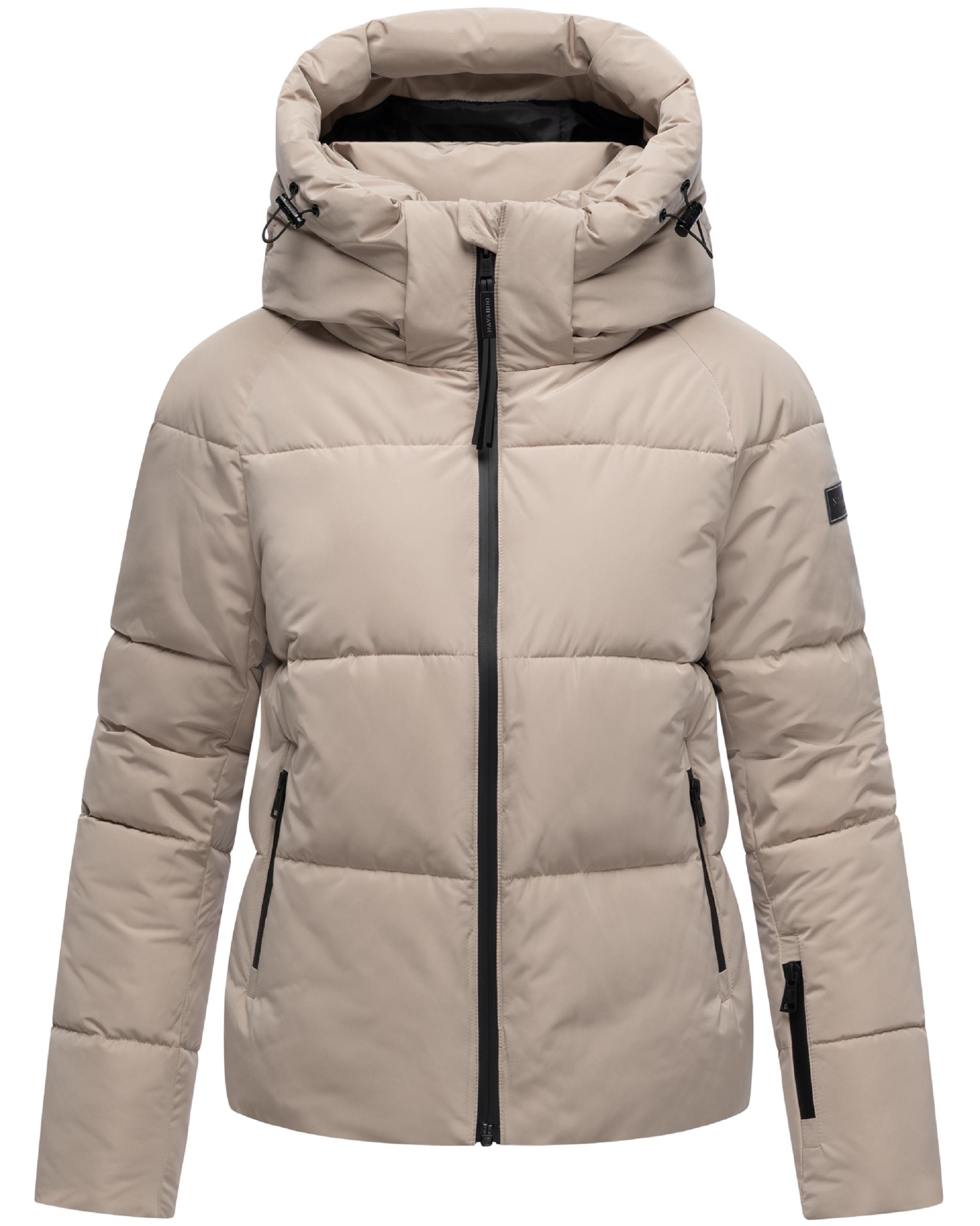 Steppjacke mit abnehmbarer Kapuze "Frostherz XIV" Light Taupe
