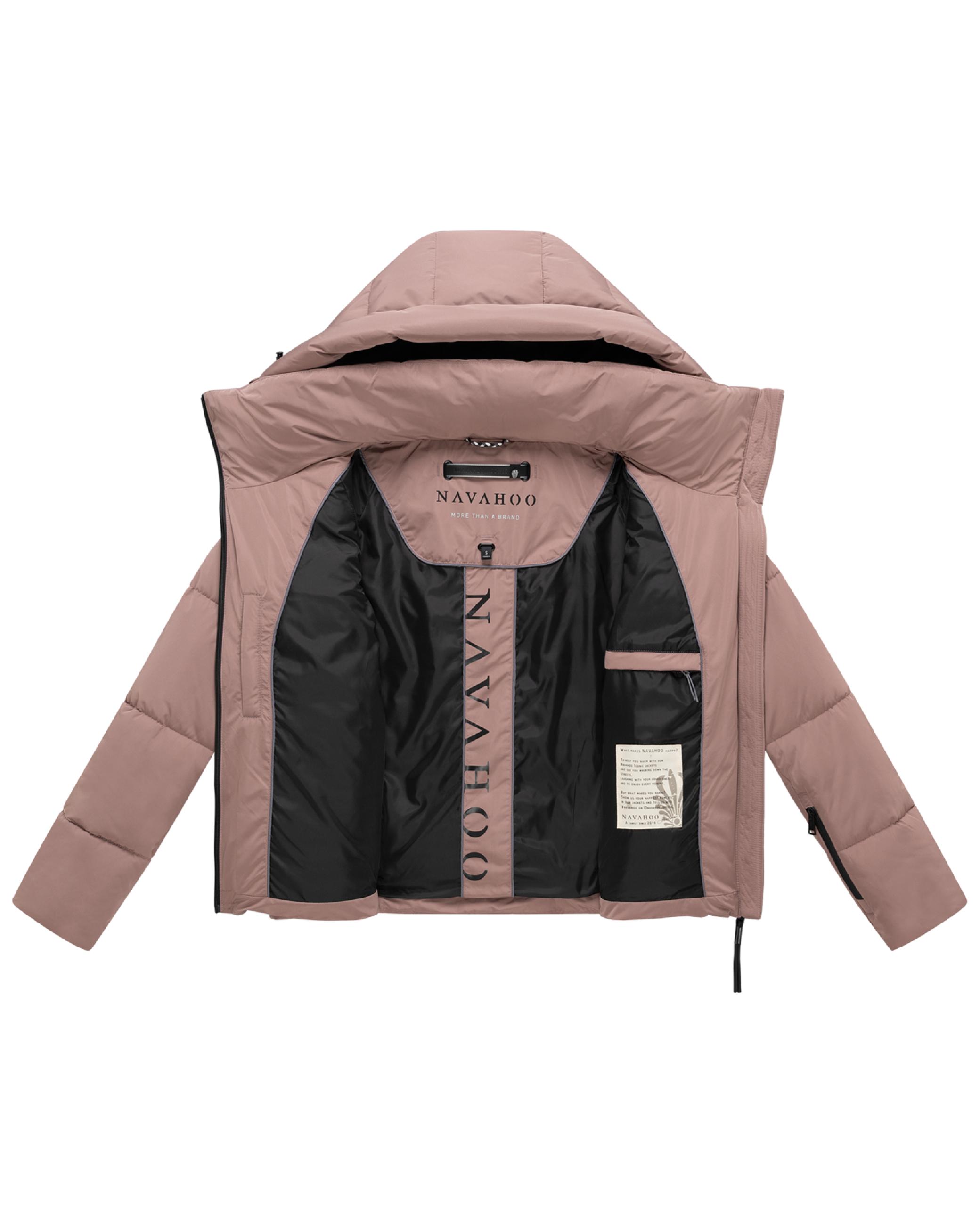 Steppjacke mit abnehmbarer Kapuze "Frostherz XIV" Mauve