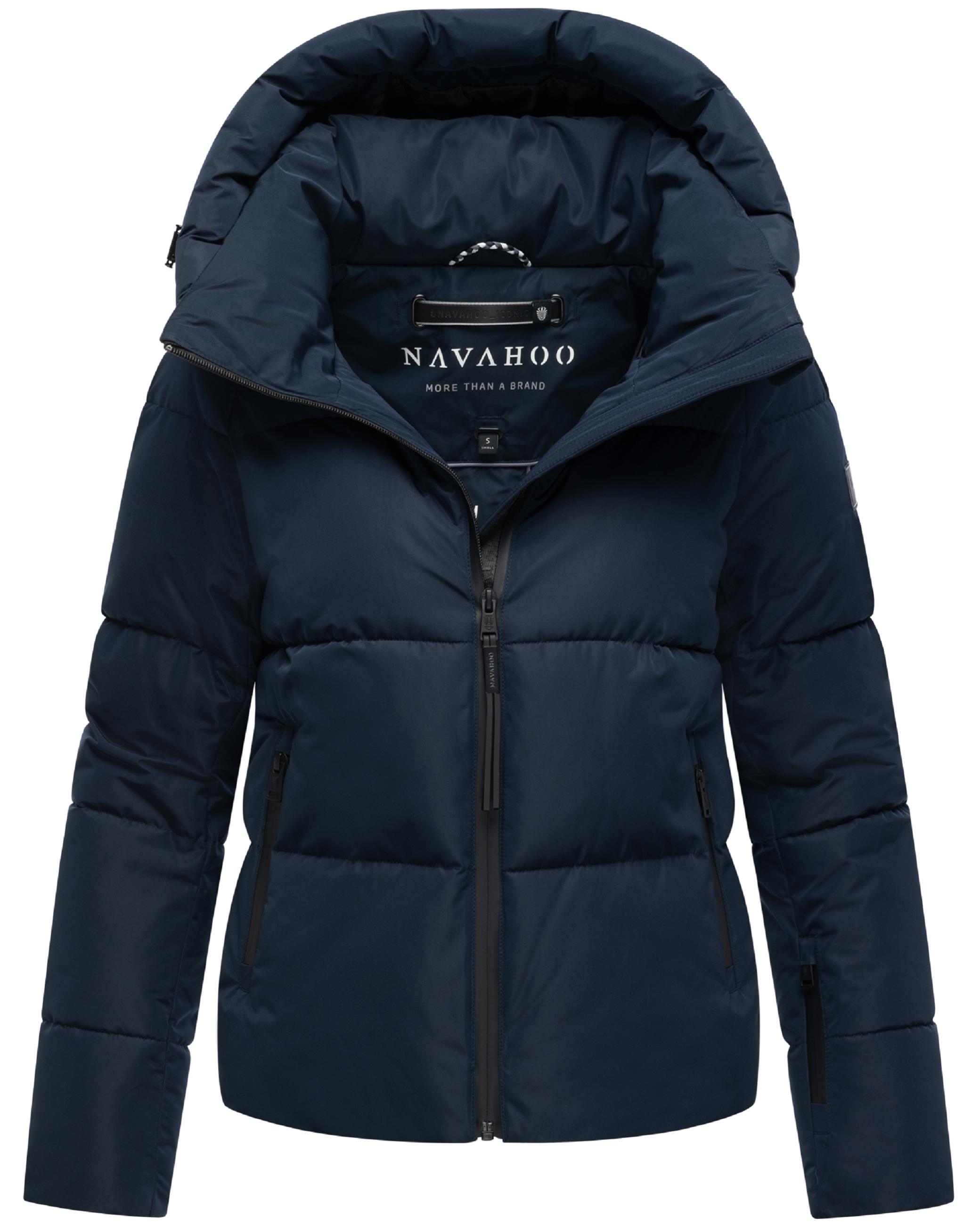 Steppjacke mit abnehmbarer Kapuze "Frostherz XIV" Navy