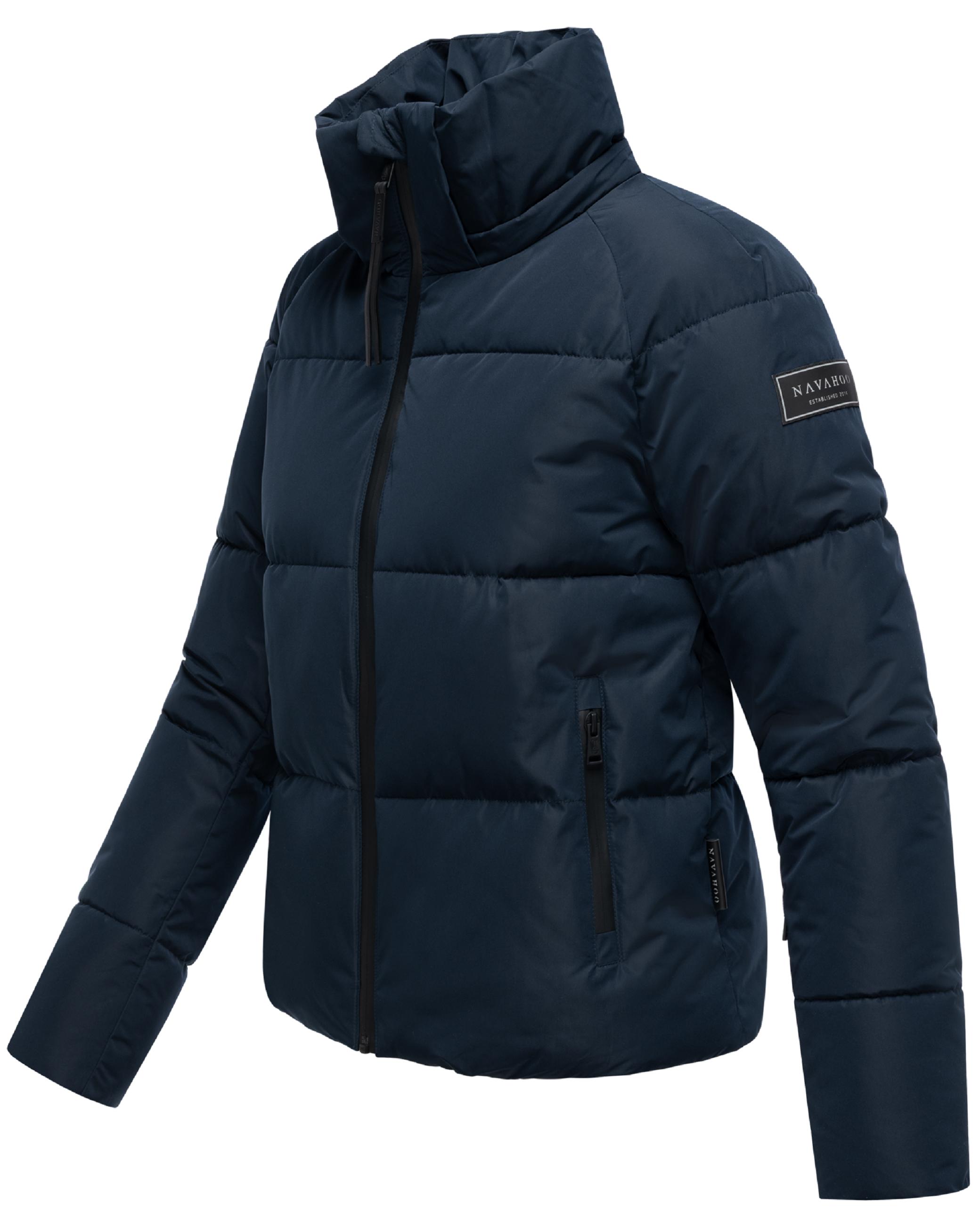 Steppjacke mit abnehmbarer Kapuze "Frostherz XIV" Navy