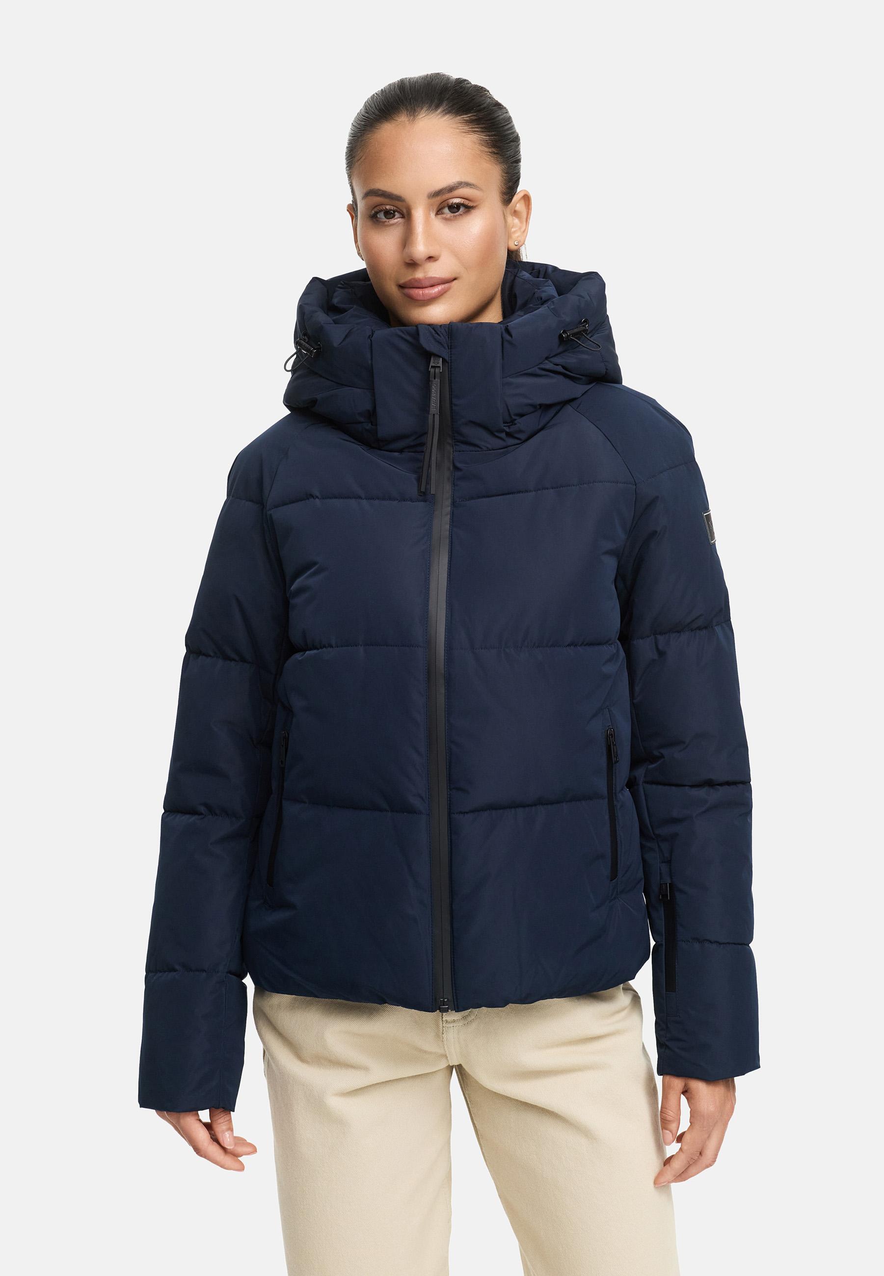 Steppjacke mit abnehmbarer Kapuze "Frostherz XIV" Navy