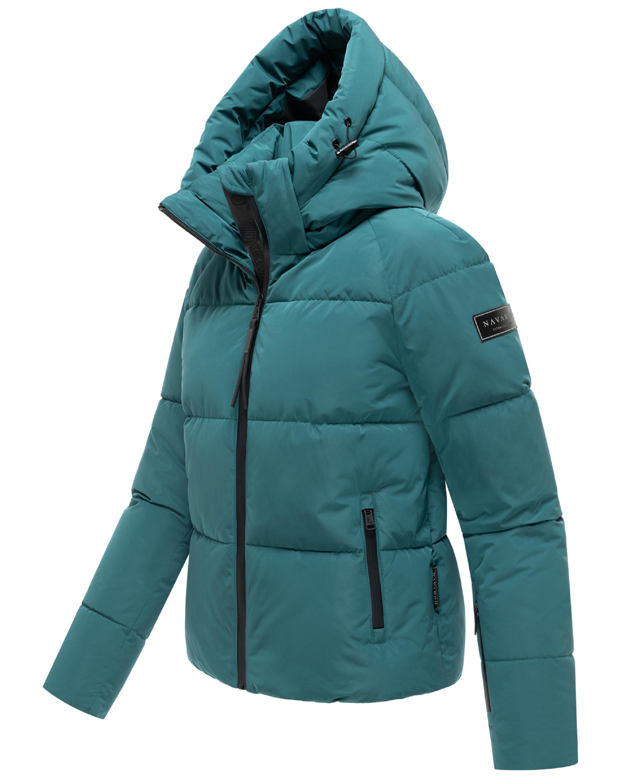 Steppjacke mit abnehmbarer Kapuze "Frostherz XIV" Ocean Green