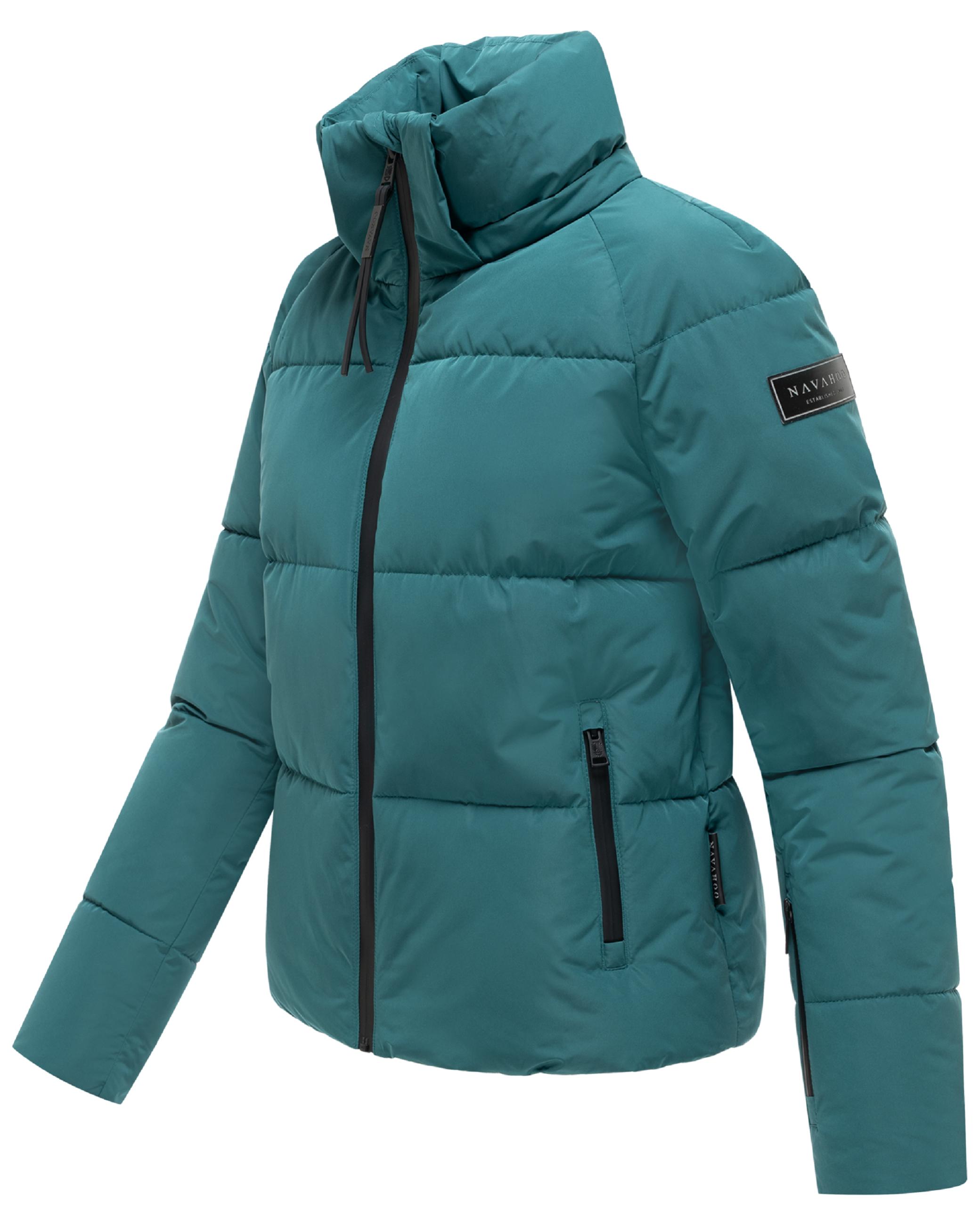 Steppjacke mit abnehmbarer Kapuze "Frostherz XIV" Ocean Green