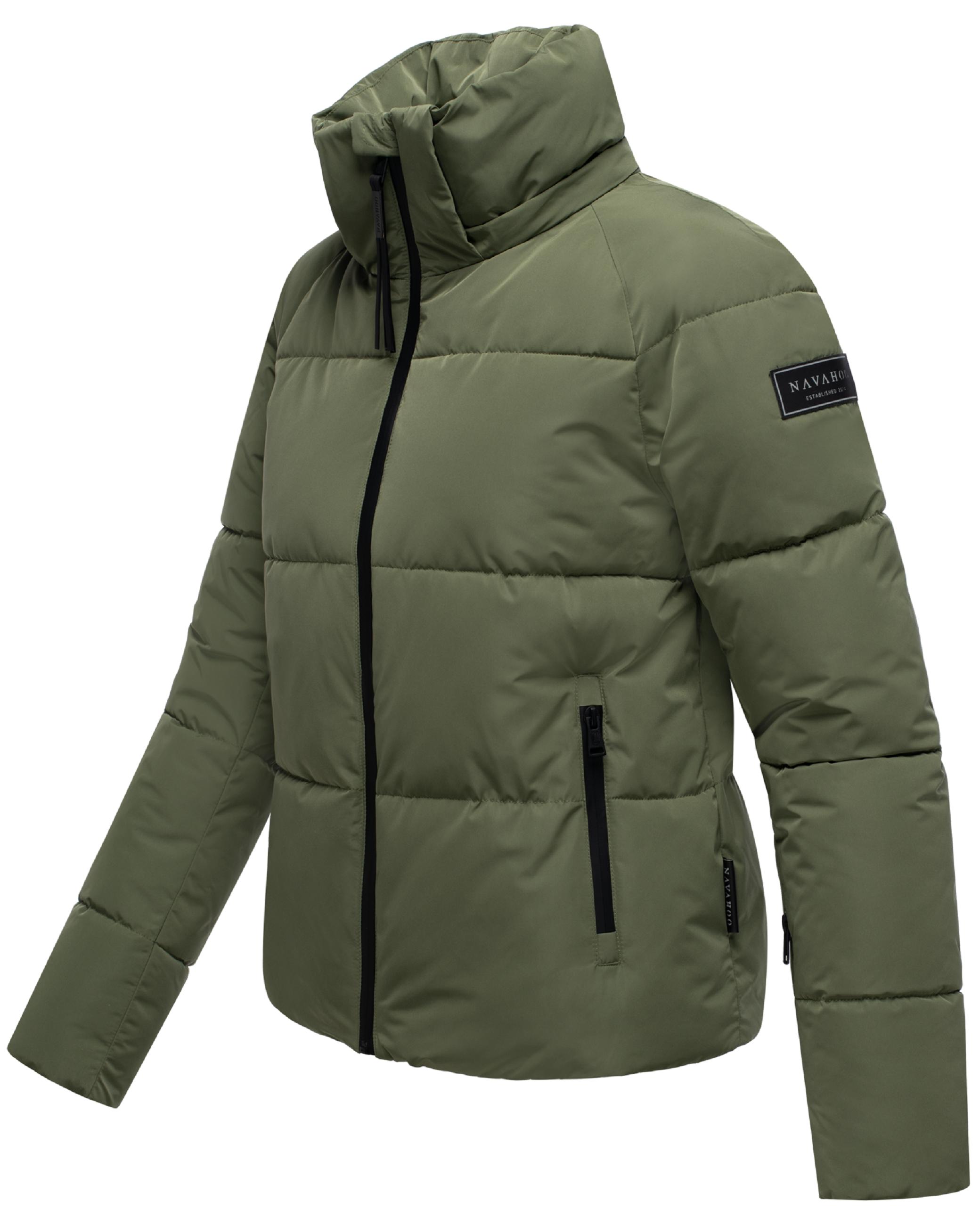 Steppjacke mit abnehmbarer Kapuze "Frostherz XIV" Olive Leaf