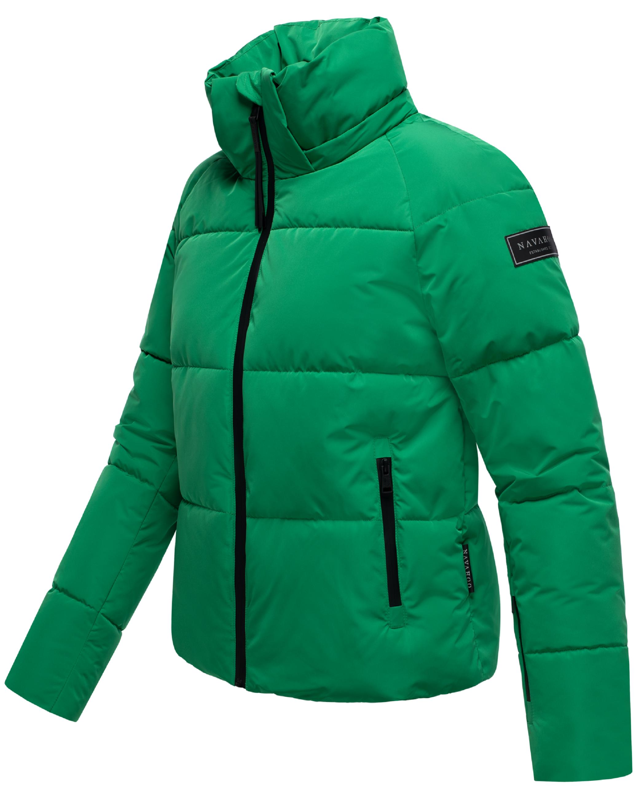 Steppjacke mit abnehmbarer Kapuze "Frostherz XIV" Smaragd Green
