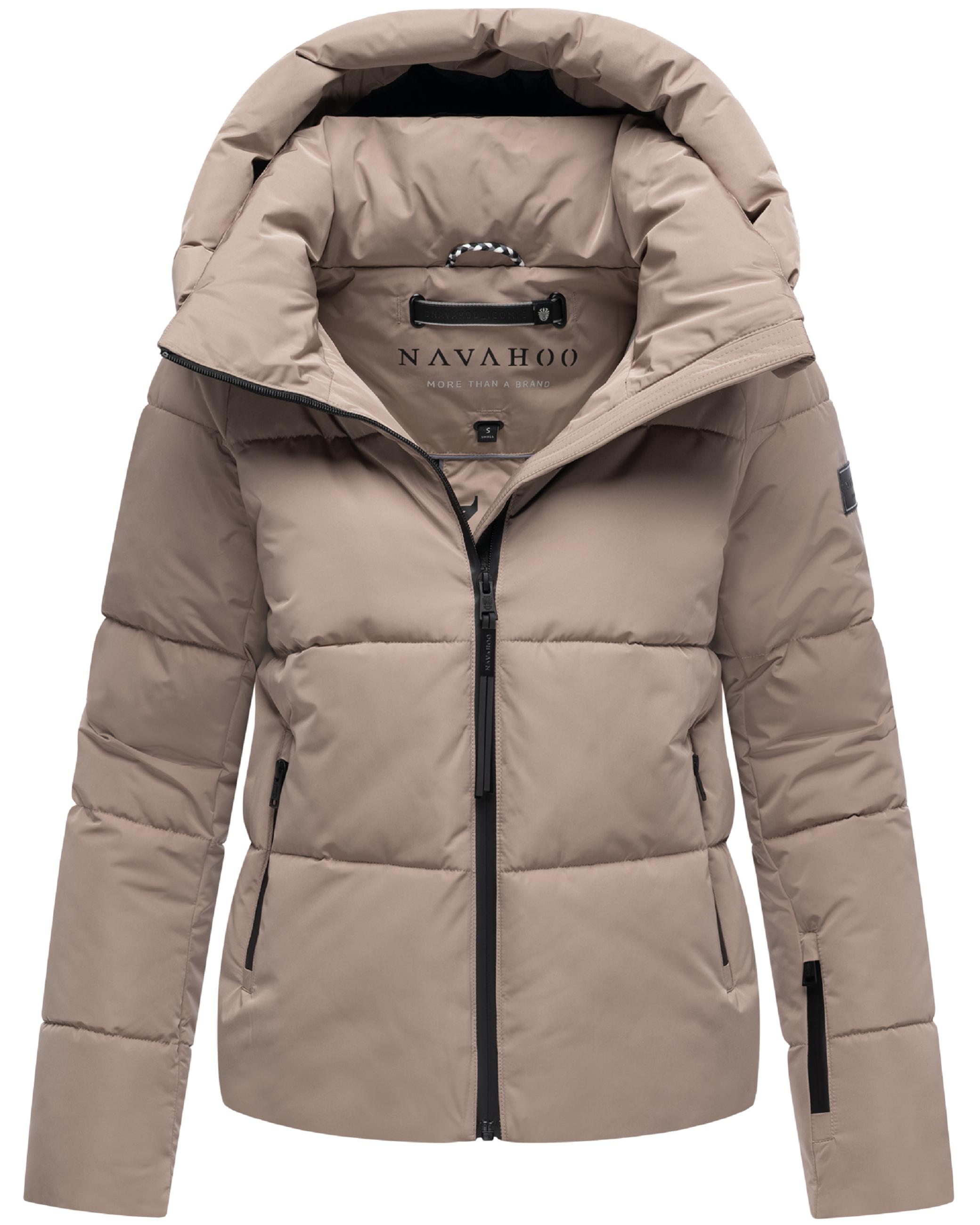 Steppjacke mit abnehmbarer Kapuze "Frostherz XIV" Taupe Grey