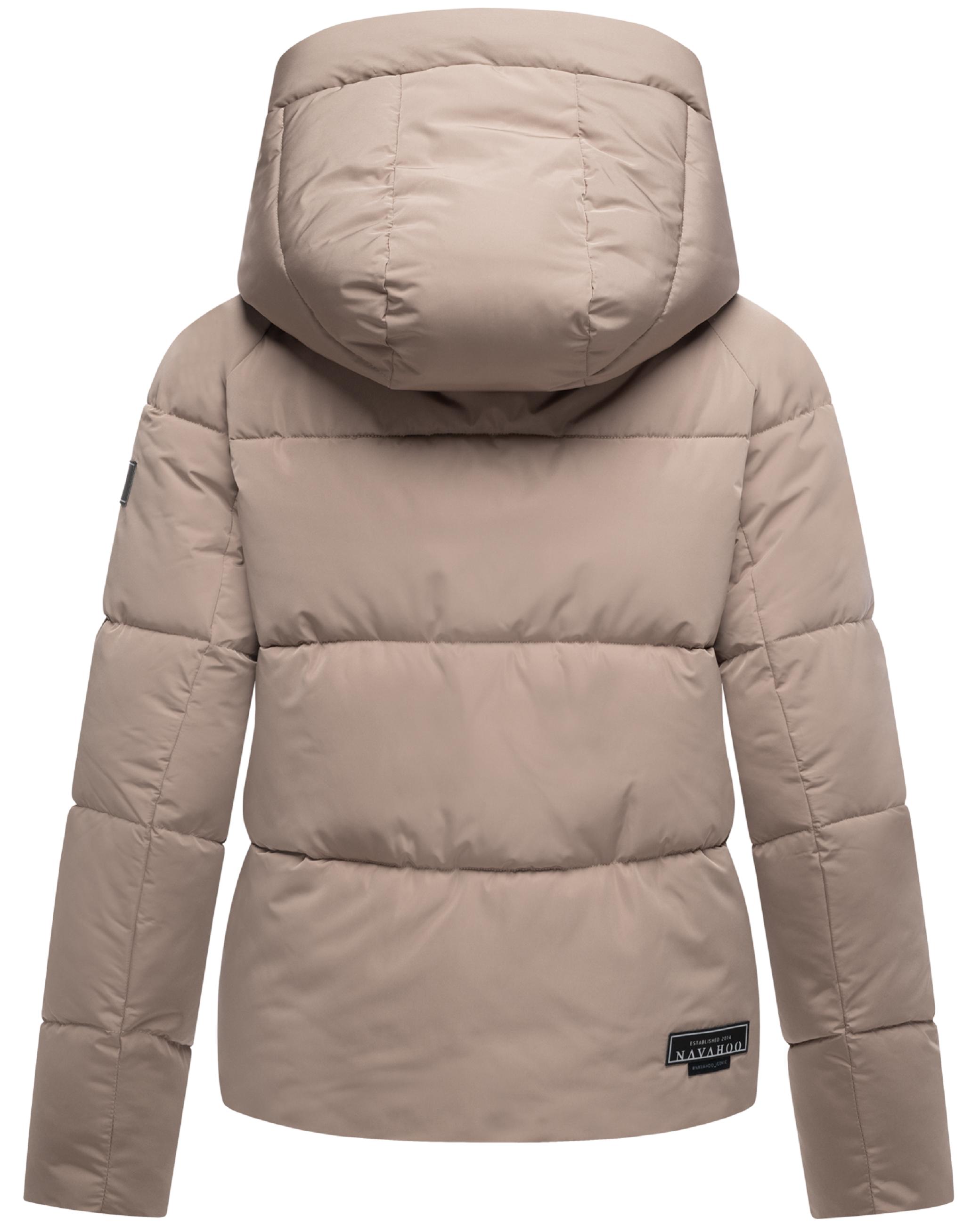 Steppjacke mit abnehmbarer Kapuze "Frostherz XIV" Taupe Grey