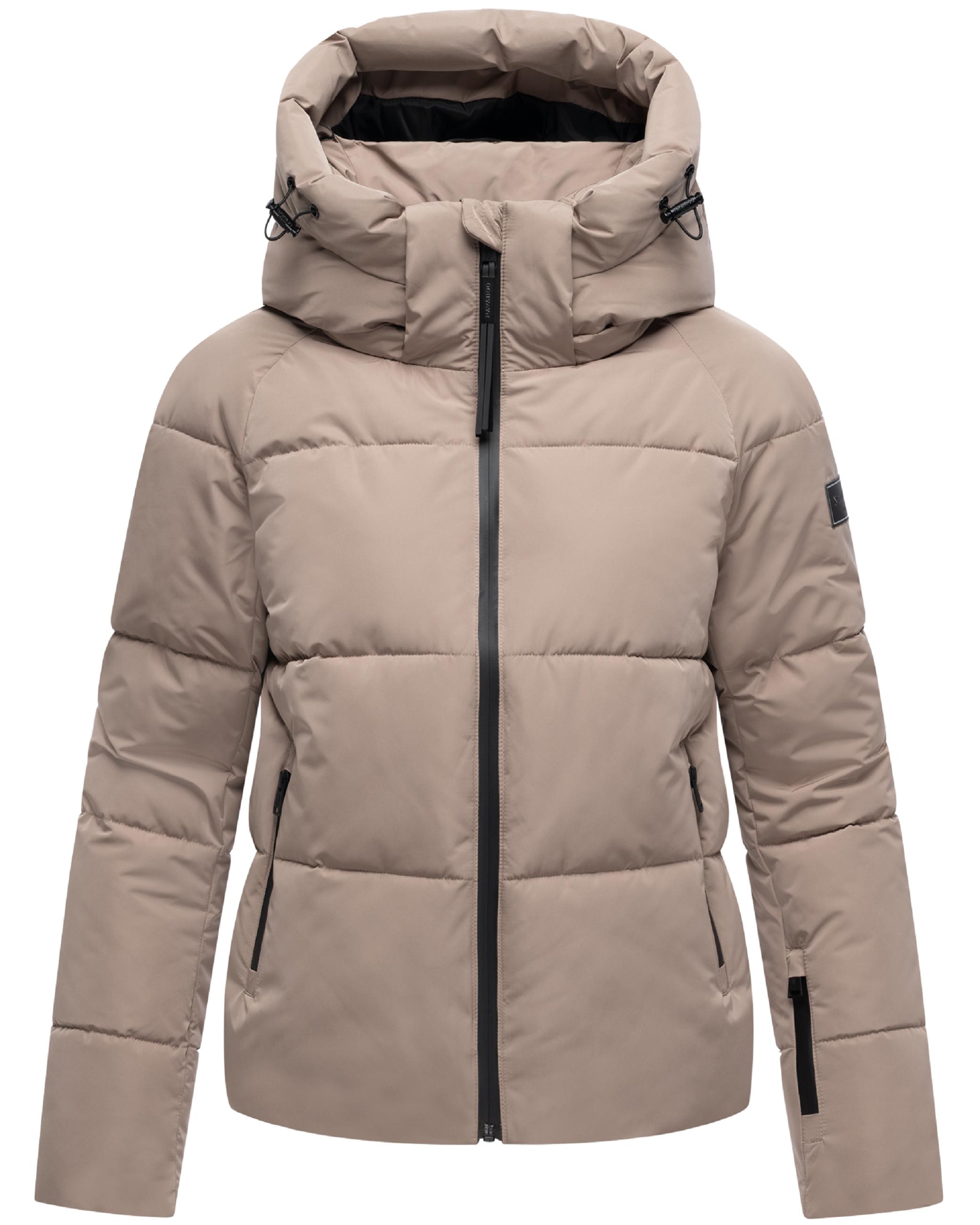 Steppjacke mit abnehmbarer Kapuze "Frostherz XIV" Taupe Grey