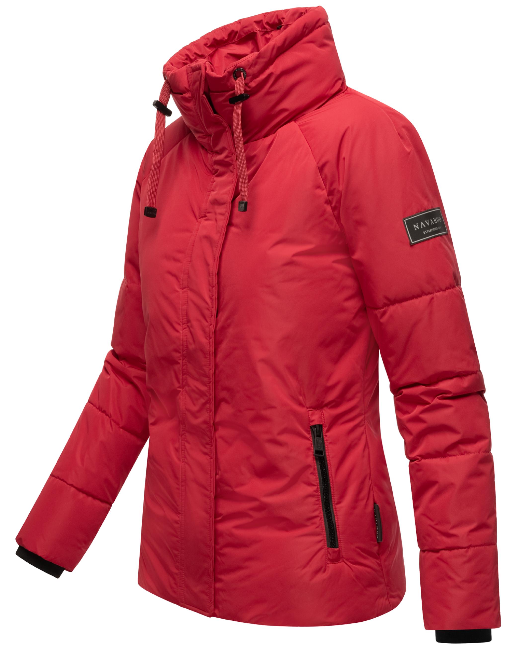 Winterjacke mit Kunstfellkragen "Frostii XIV" Deep Red