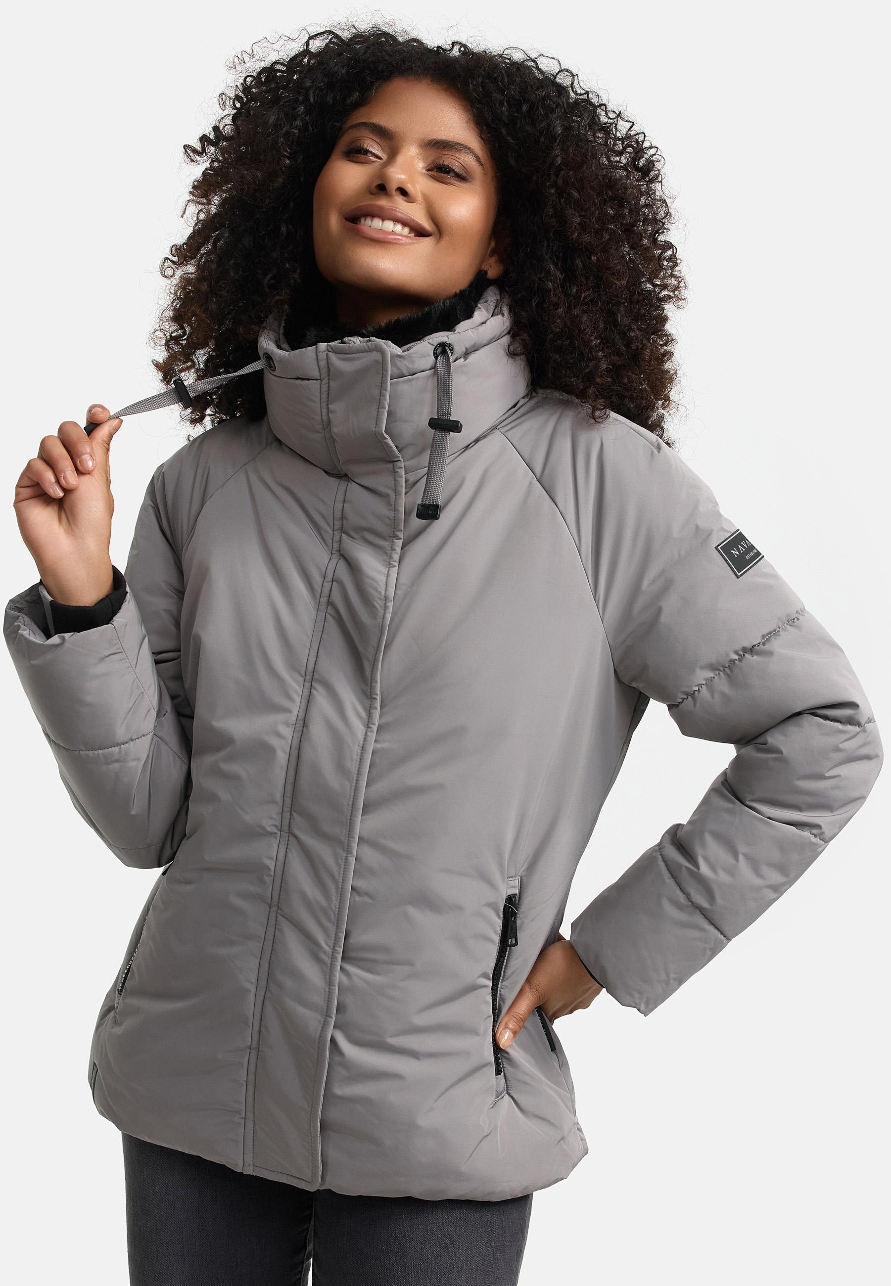 Winterjacke mit Kunstfellkragen "Frostii XIV" Grey