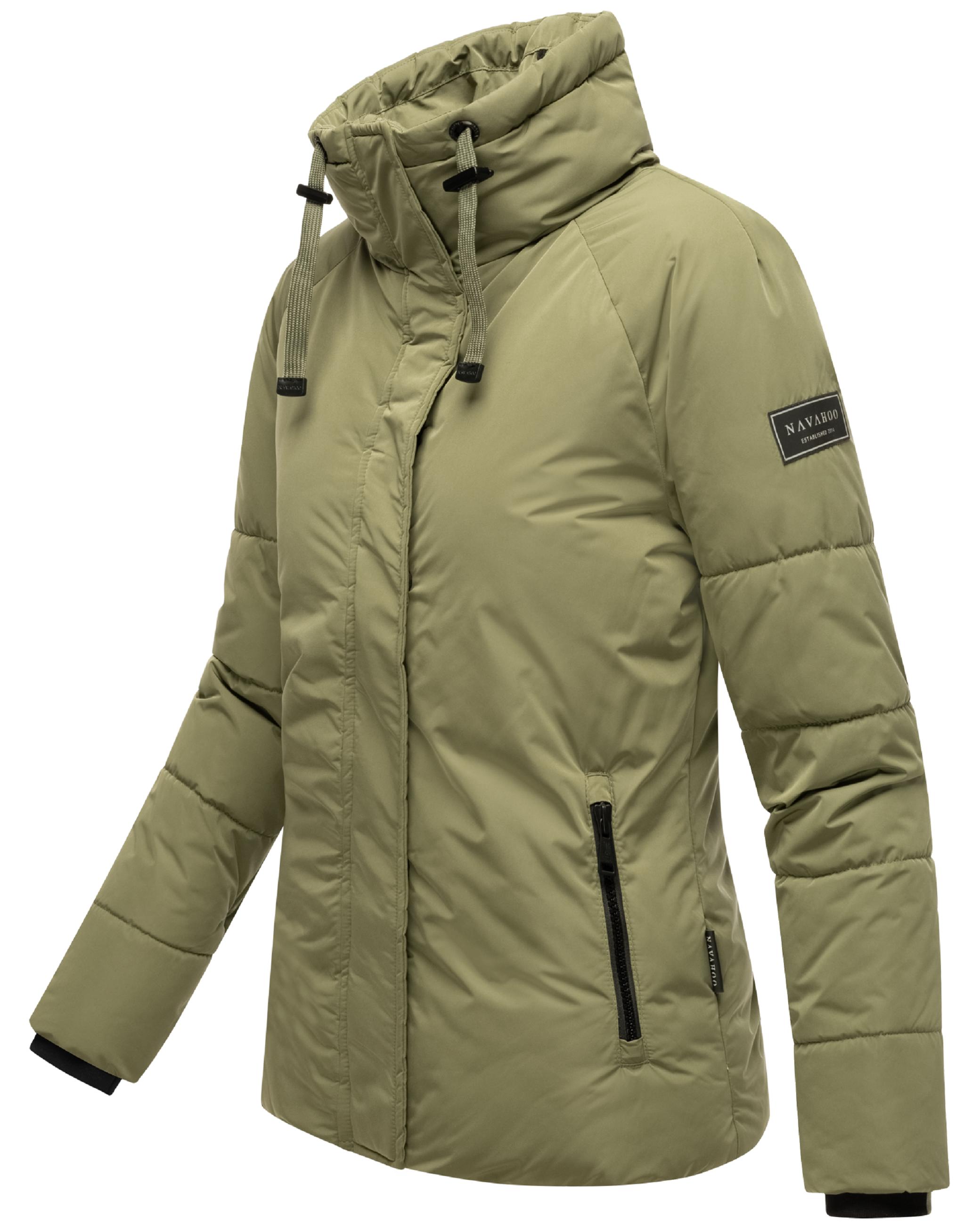 Winterjacke mit Kunstfellkragen "Frostii XIV" Olive