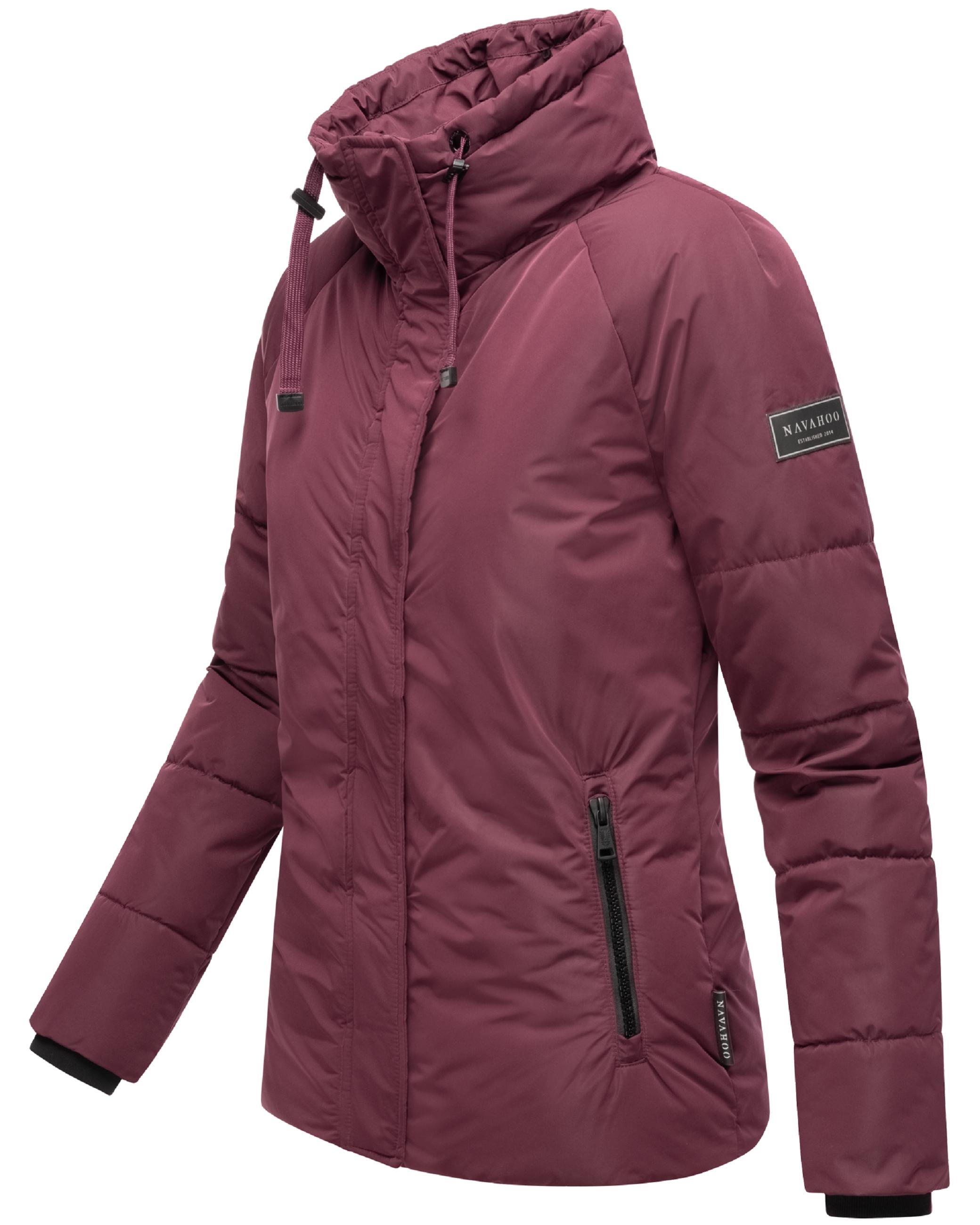 Winterjacke mit Kunstfellkragen "Frostii XIV" Wine